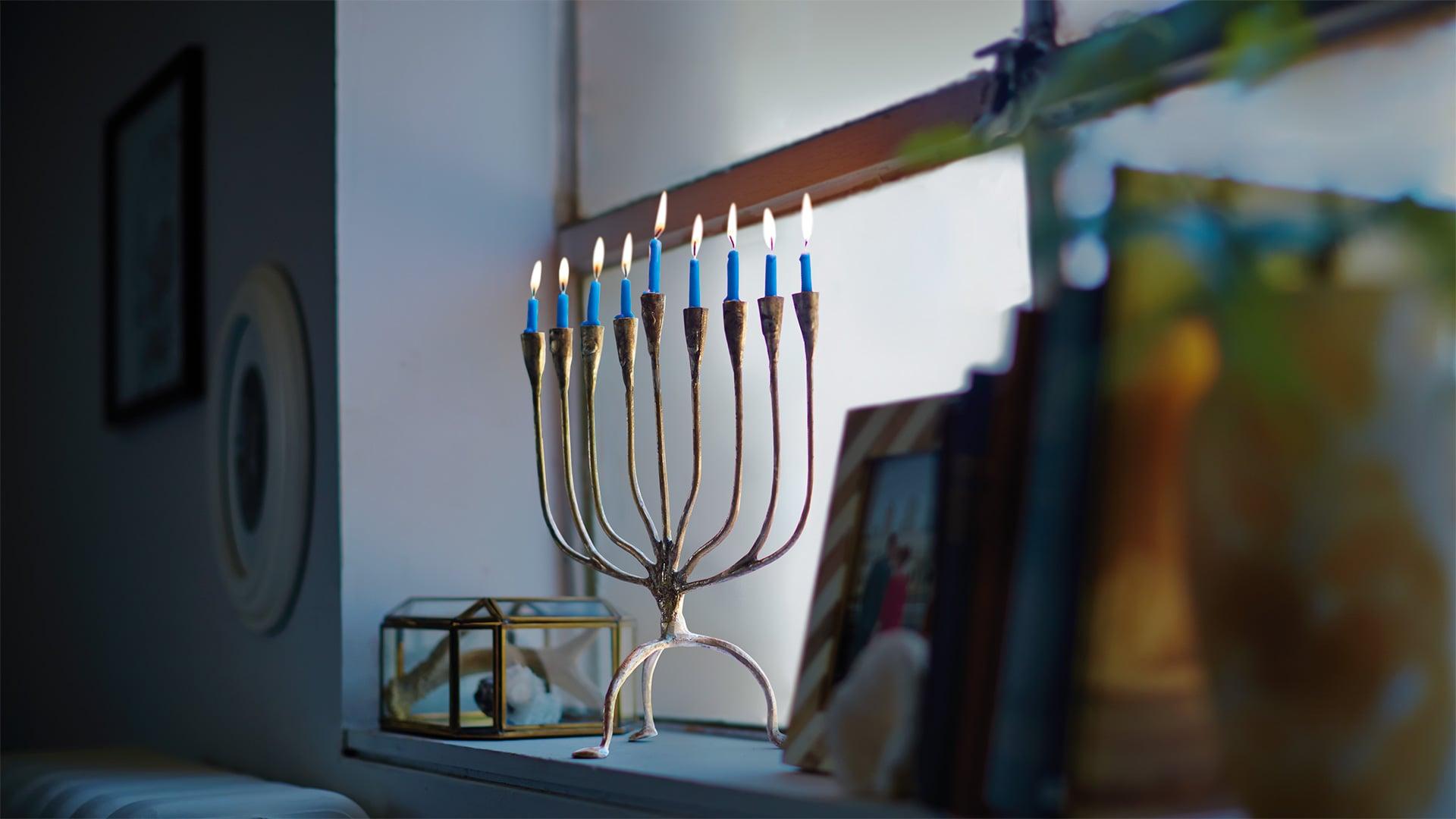 1920x1080 Menorah Zoom Background. These Hanukkah Zoom Background Will Make Your Virtual Celebrations Extraspecial. Tech Photo 5