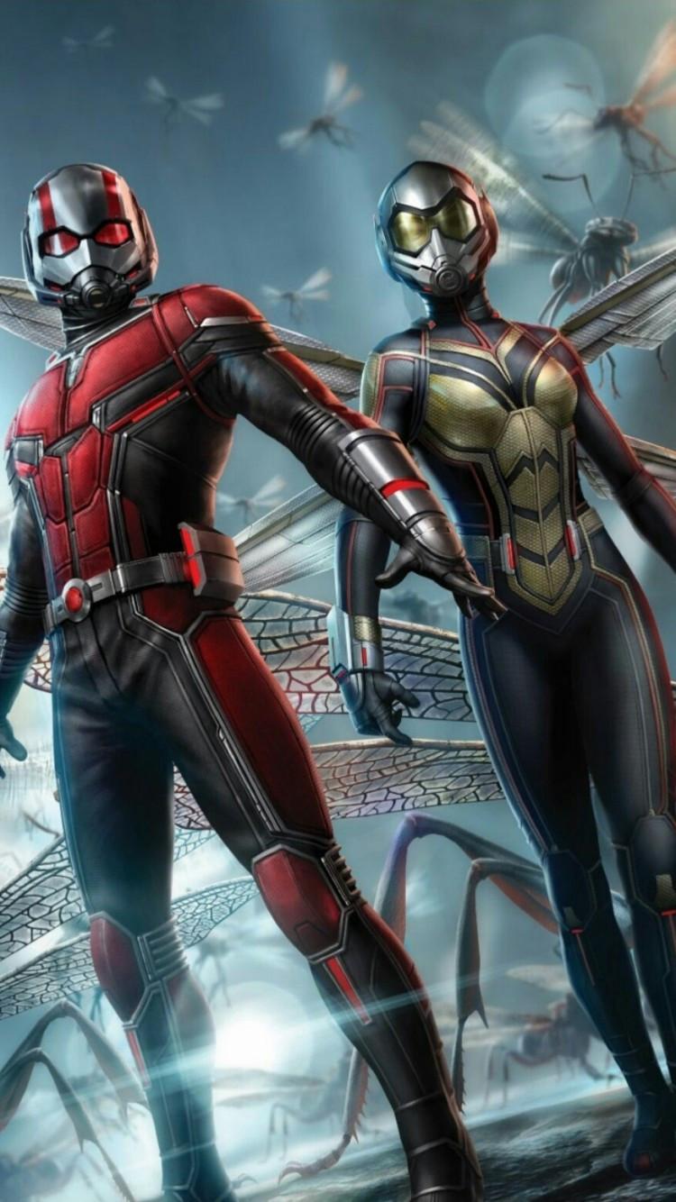 750x1334 Download 750x1334 Ant Man And The Wasp, Artwork Wallpaper For IPhone IPhone 6