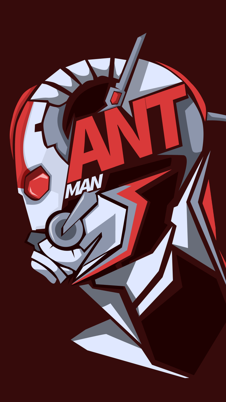 720x1280 Ant Man Minimal Art Wallpaper