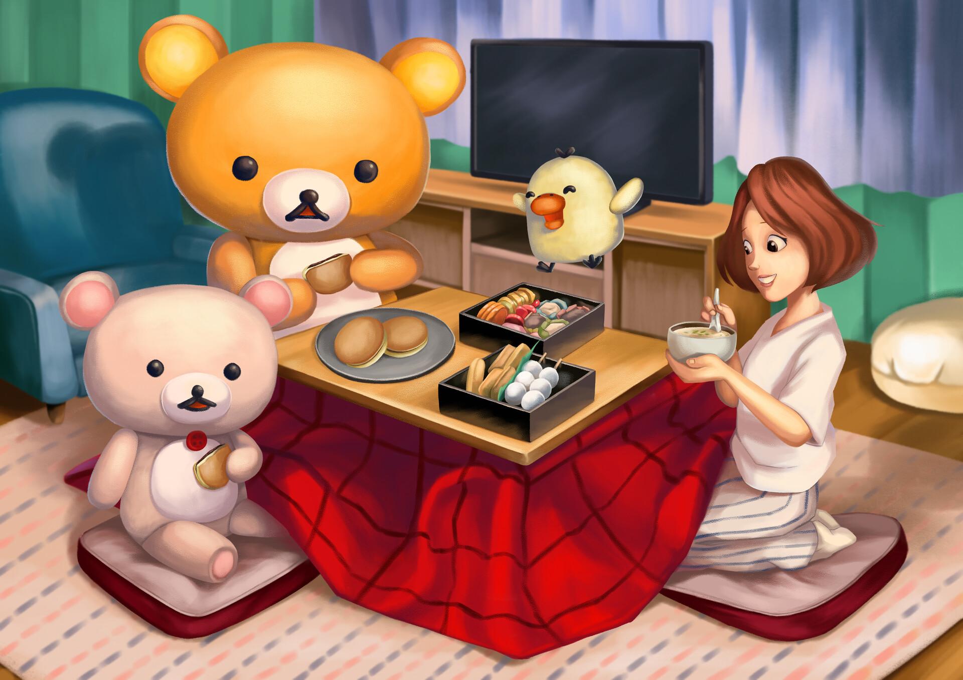 1920x1357 Rilakkuma x Kaoru, Jennifer Teh
