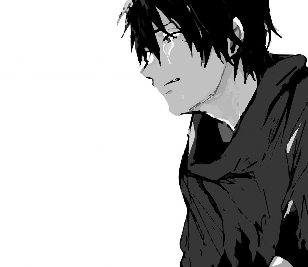 1024x888 Crying Anime Boy