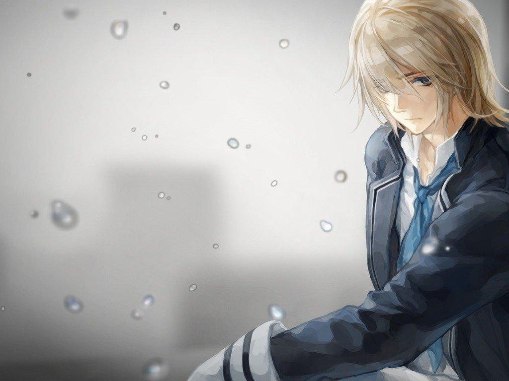 1024x768 Sad Anime Wallpaper