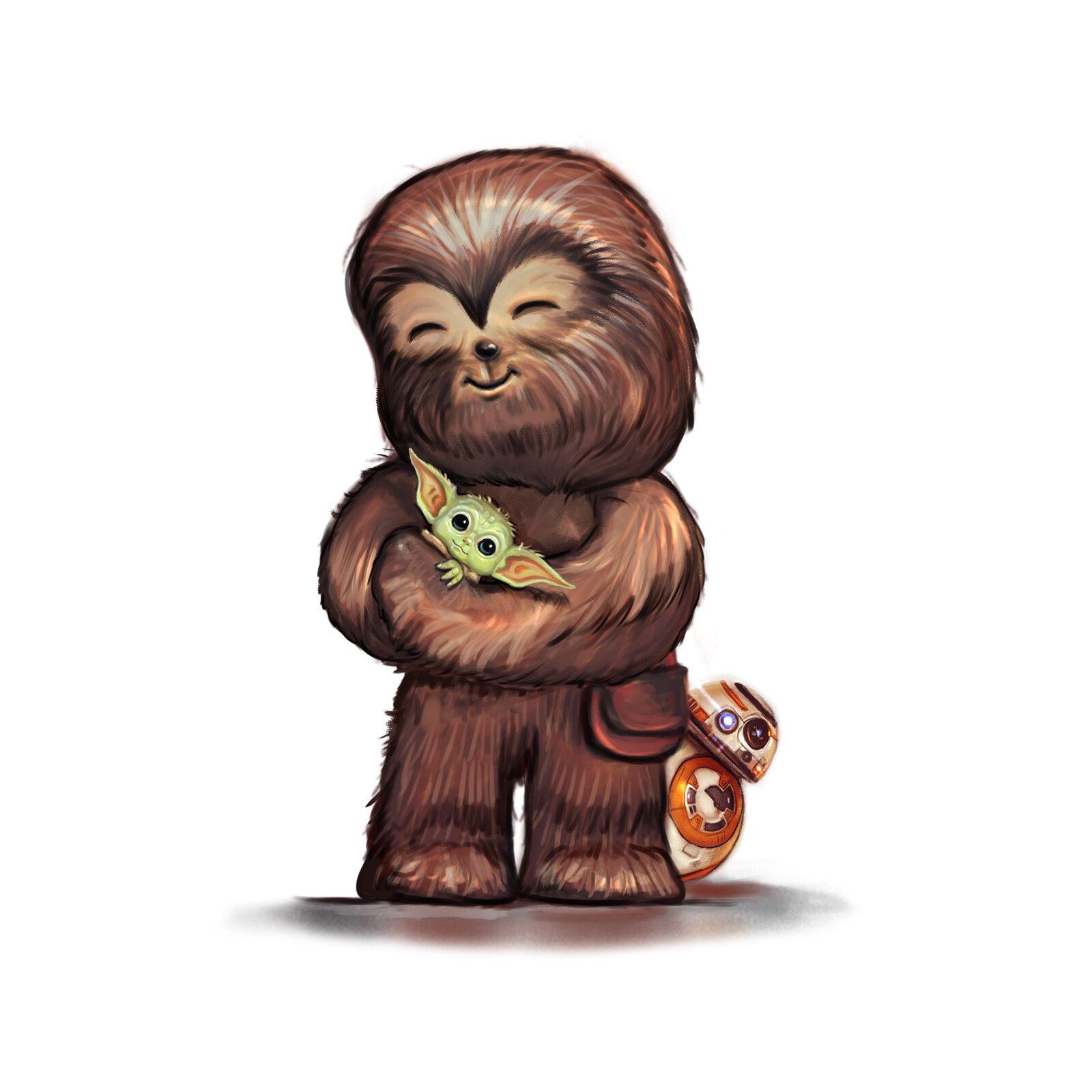 1600x1600 Baby Yoda Artwork 4b5Y22. Yoda Art, Star Wars Artwork, Yoda Wallpaper