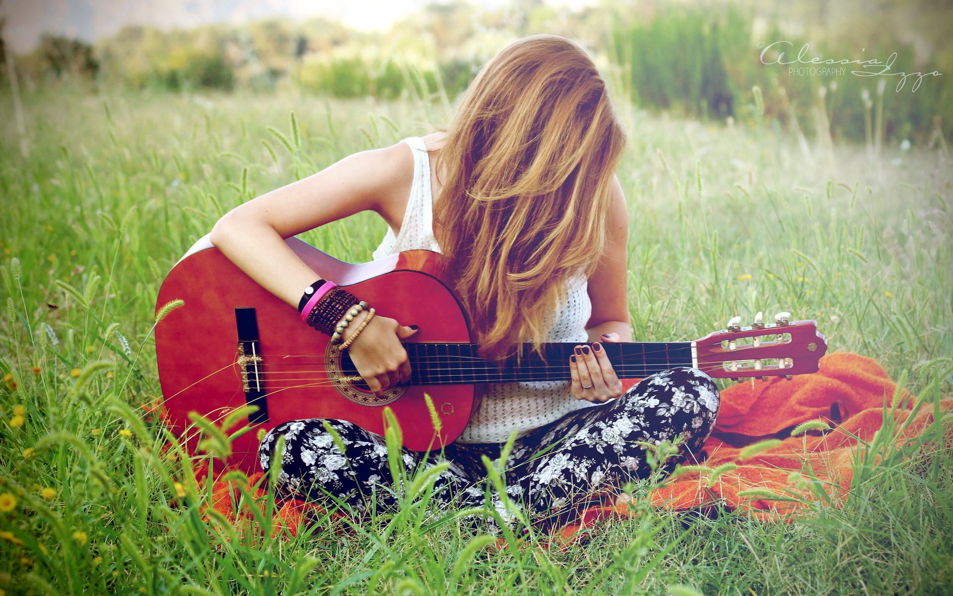 1920x1200 Anime Boy Guitar Wallpaper