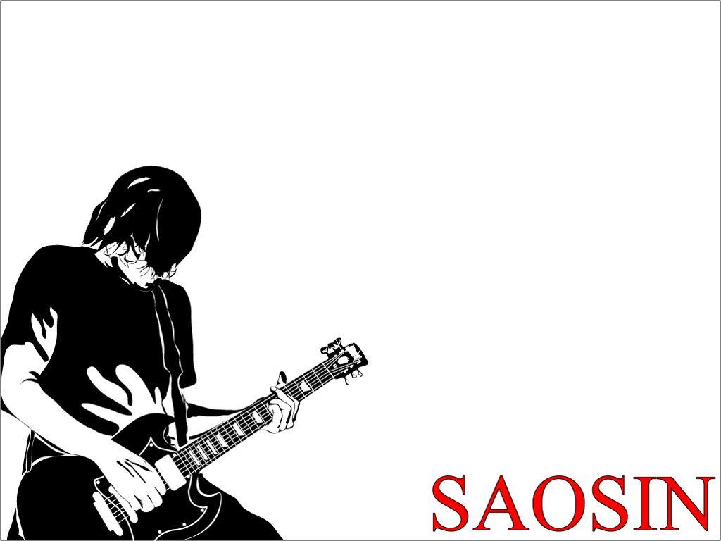 1024x768 Alone Guitar Wallpaper