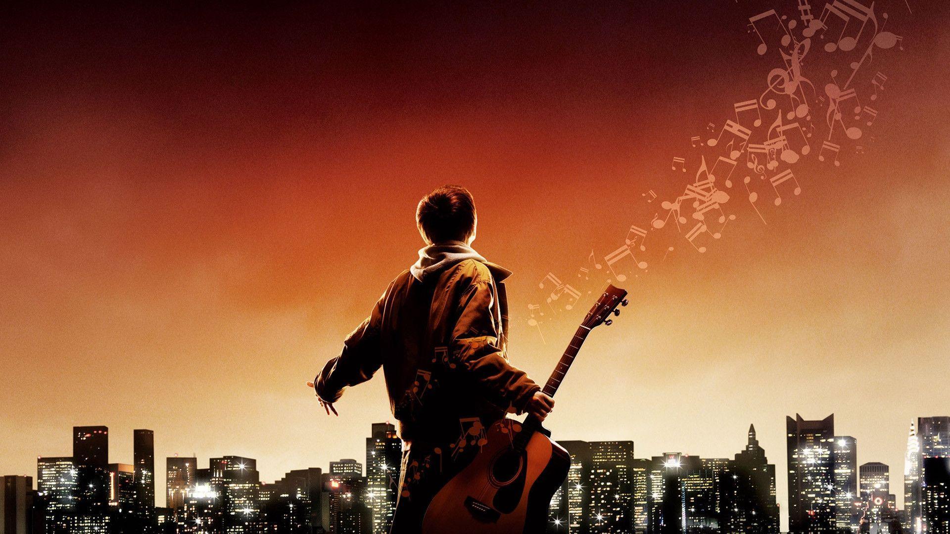 1920x1080 Anime Boy Guitar Wallpaper