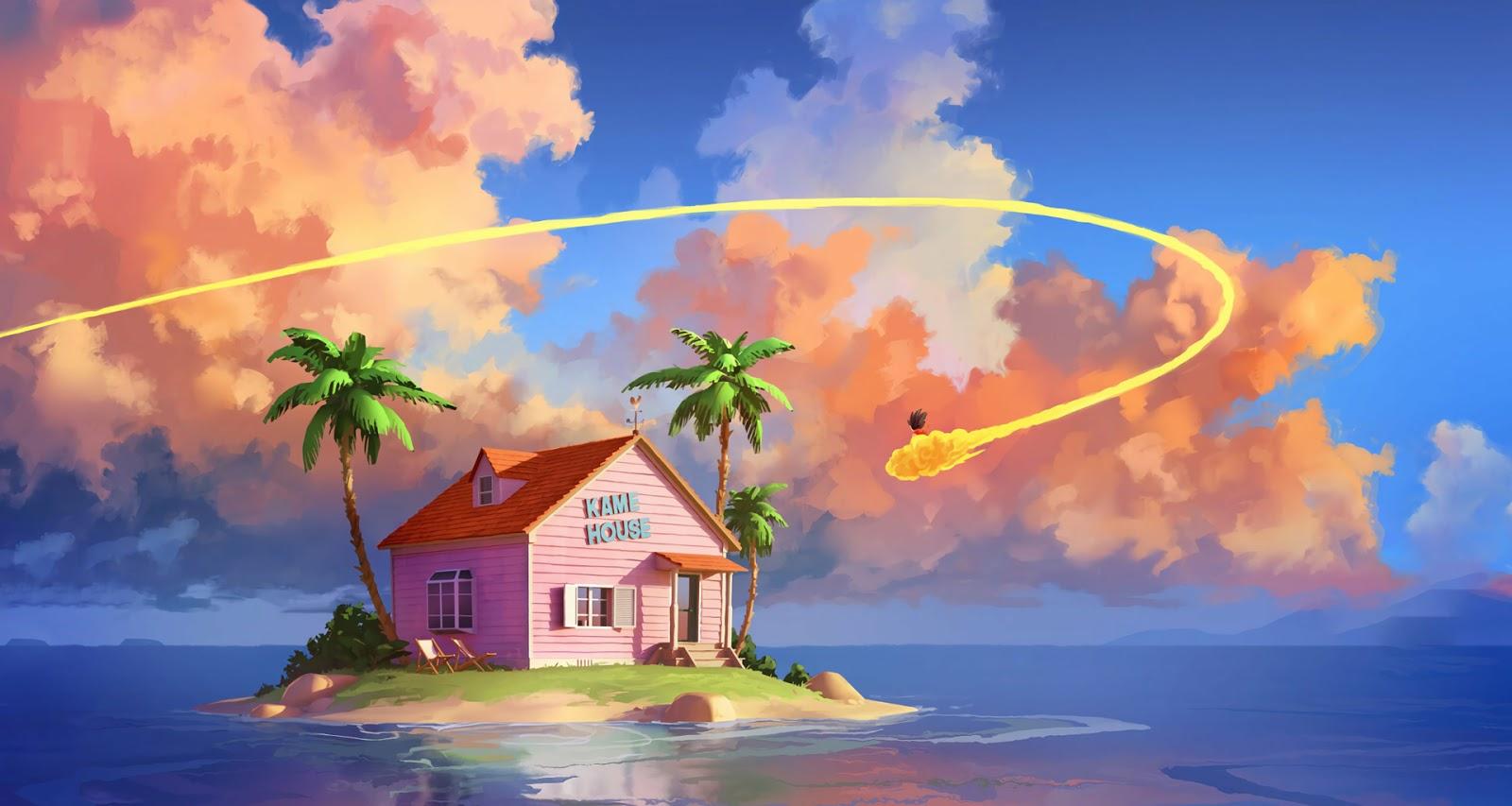 1600x853 Kame House Animated Live Wallpaper Ball Kame House