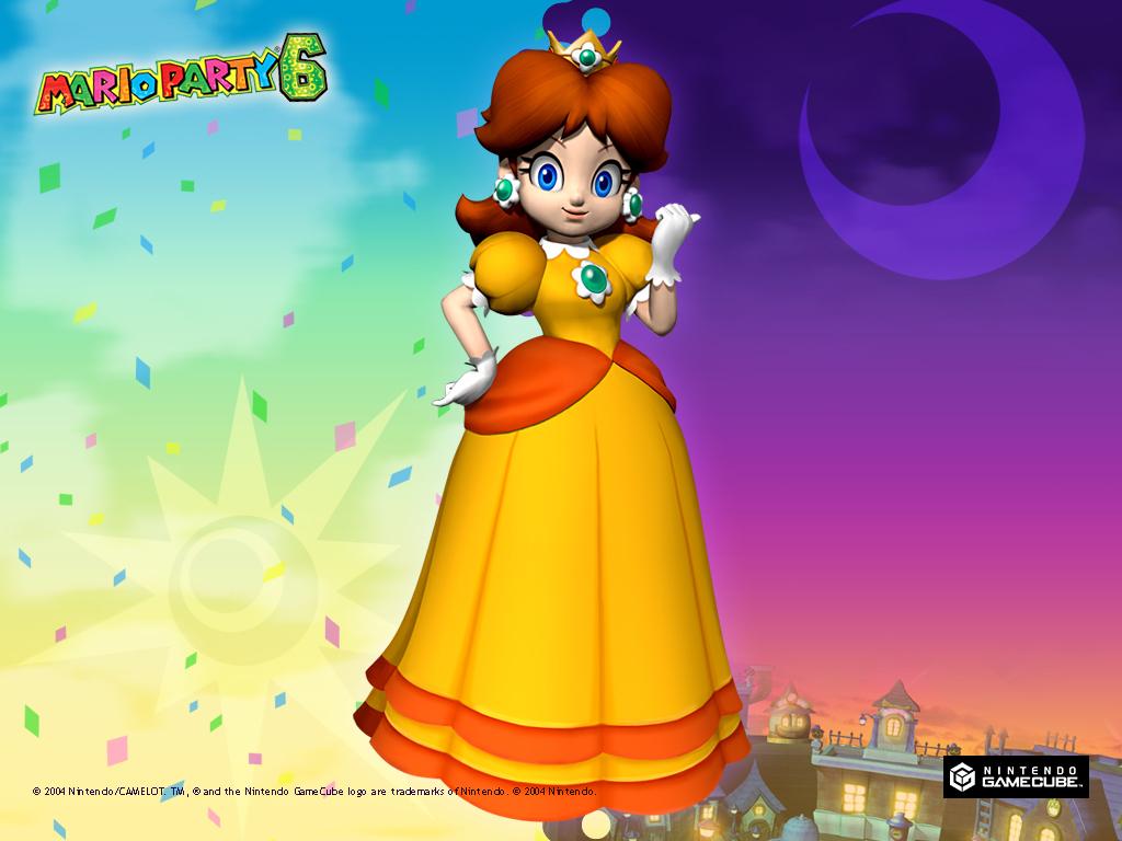 1024x768 Mario Party 6 Daisy Wallpaper