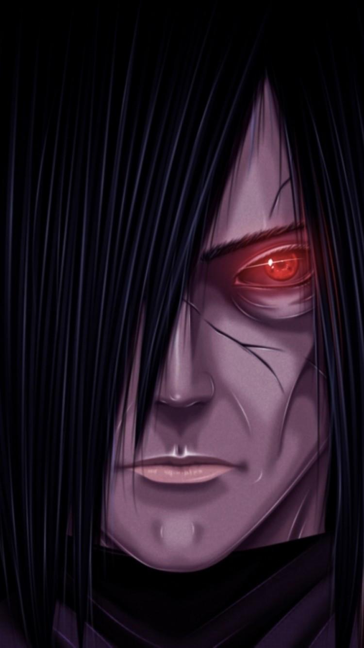750x1334 Download 750x1334 Naruto, Uchiha Madara, Sharingan, Black Hair, Close Up, Scars Wallpaper For IPhone IPhone 6