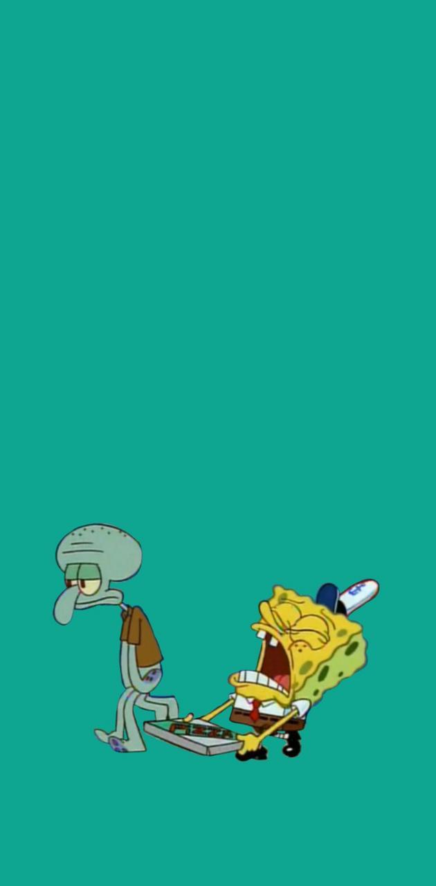 630x1280 Krusty krab pizza wallpaper