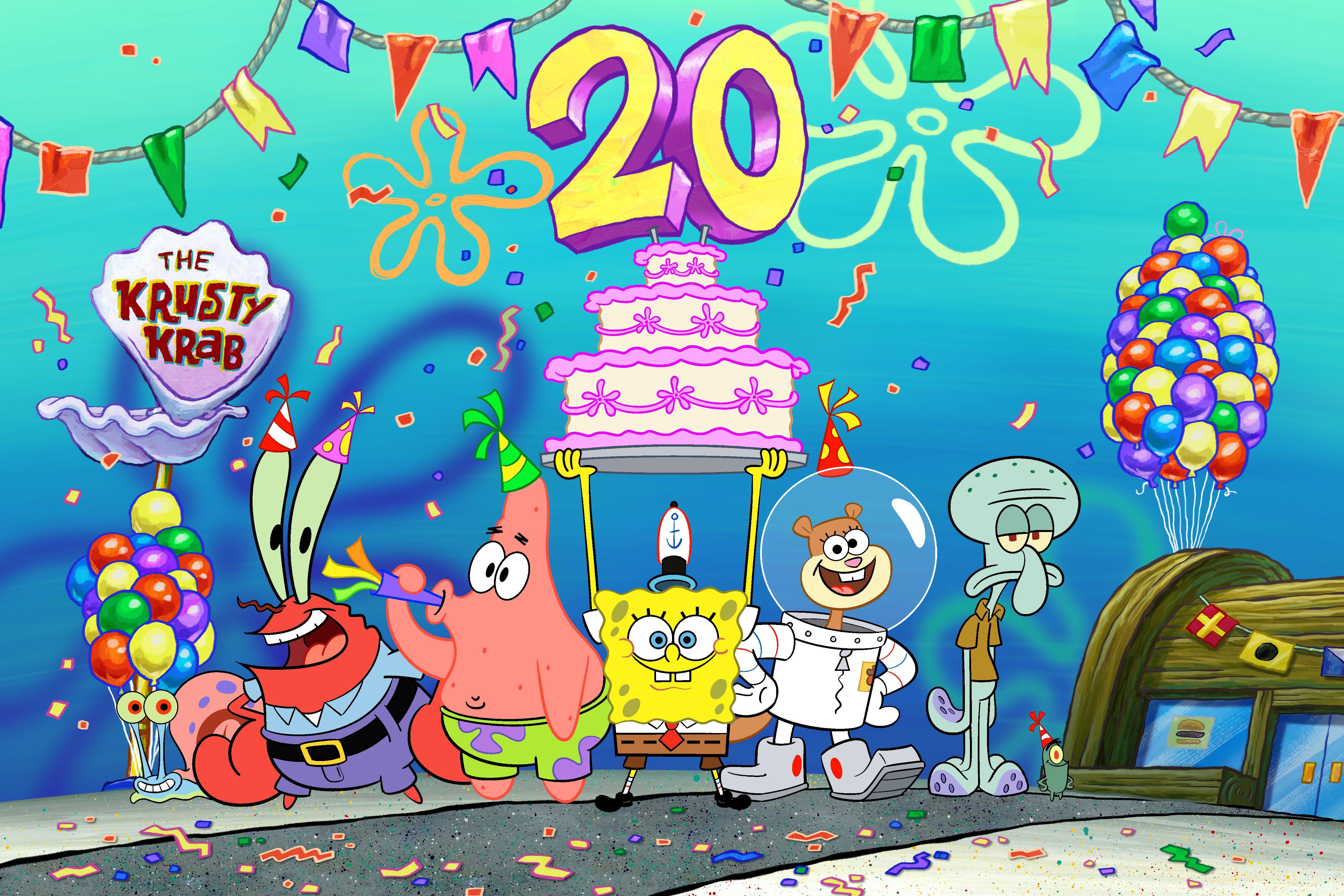 4800x3200 SpongeBob Squarepants' 20th anniversary special has human Krusty Krab