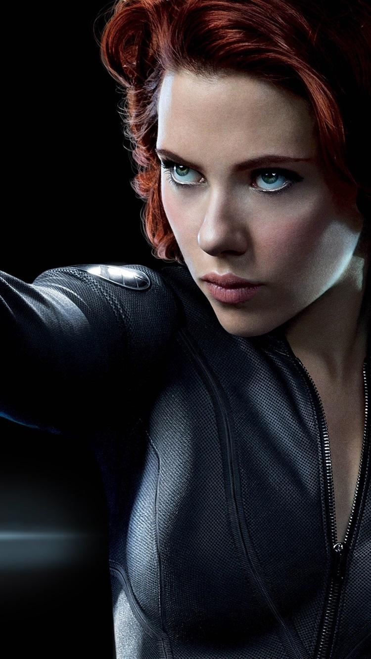 750x1334 iPhone Wallpaper Scarlett Johansson In The Avengers Johansson HD Wallpaper Mobile