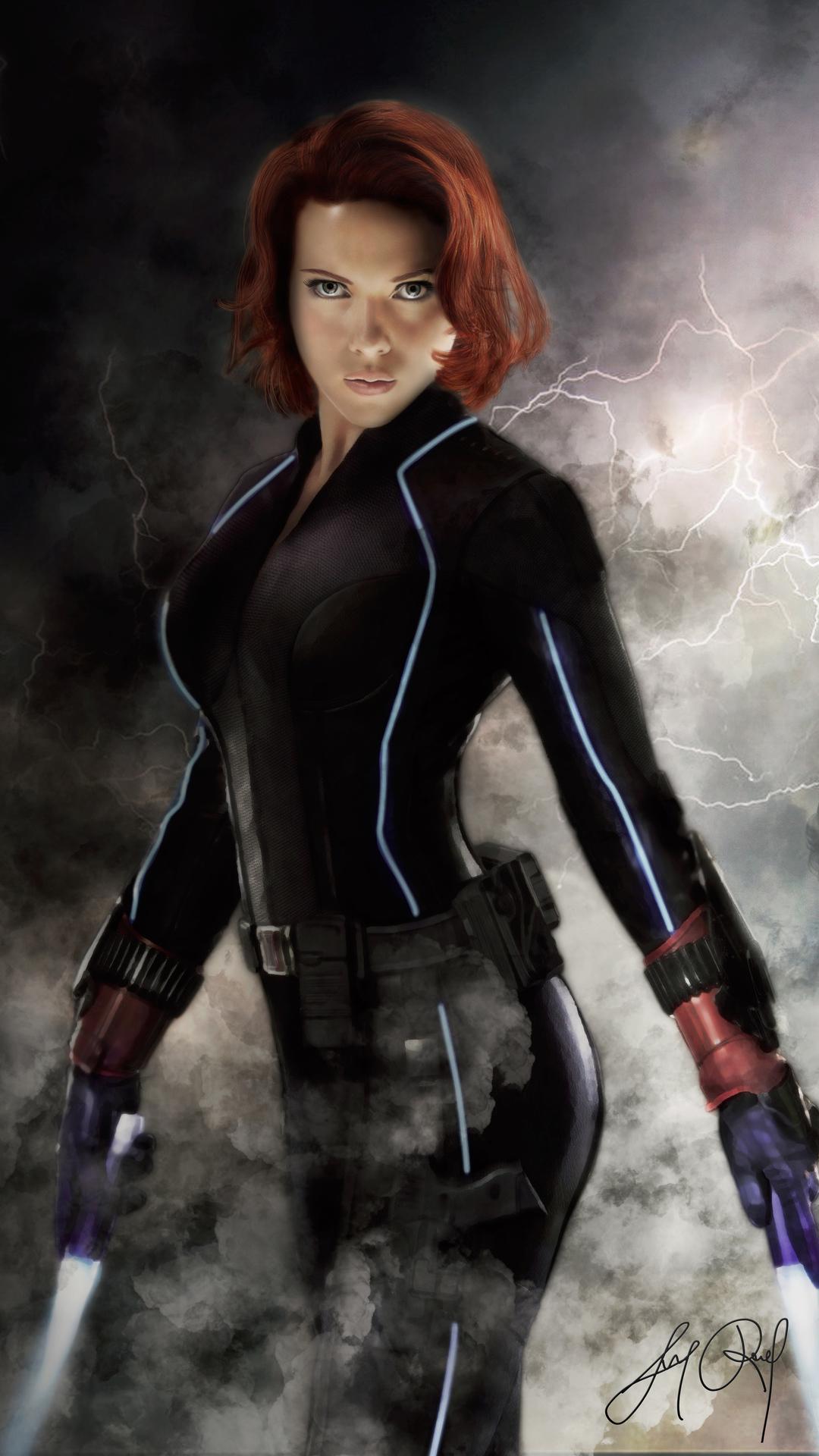 1080x1920 1080x1920 scarlett johansson, black widow, hd, superheroes, for iPhone 8 wallpaper