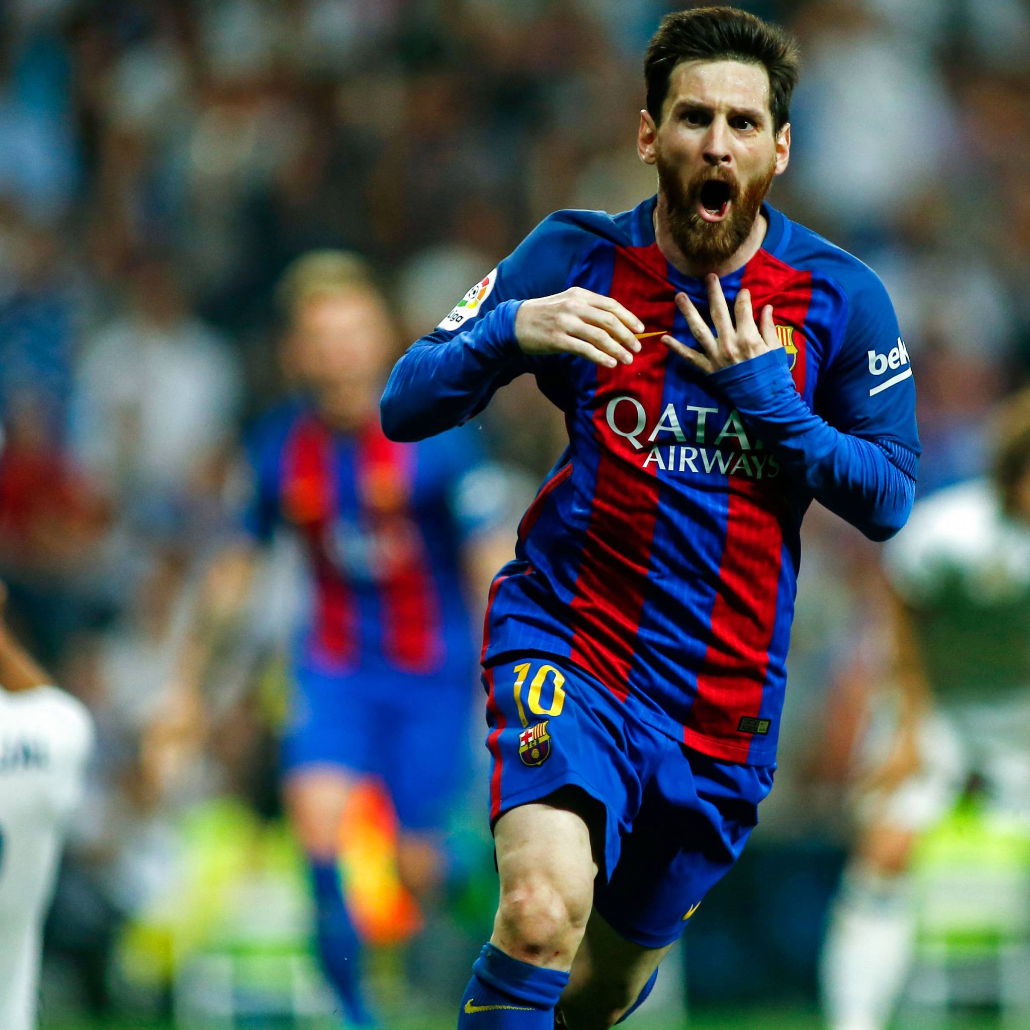 2048x2048 Lionel Messi Footballer iPad Air Wallpaper, HD Sports 4K Wallpaper, Image, Photo and Background