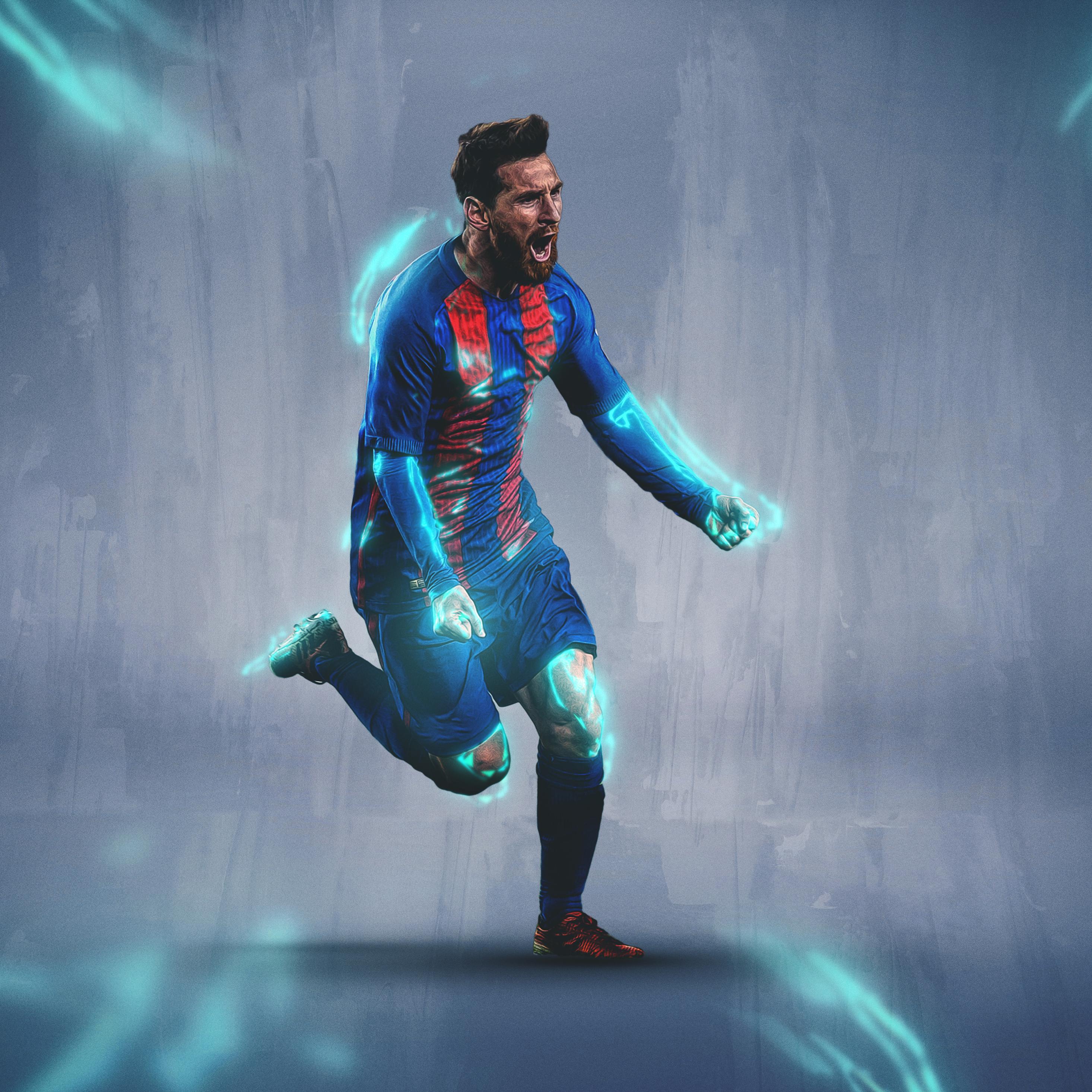 2932x2932 Messi 4k iPad Pro Retina Display HD 4k Wallpaper, Image, Background, Photo and Picture