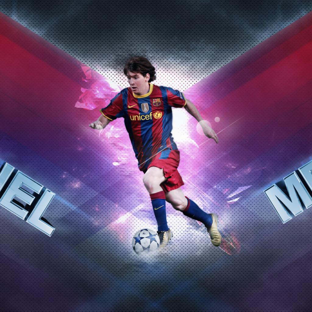 1024x1024 Lionel Messi Wallpaper for iPad