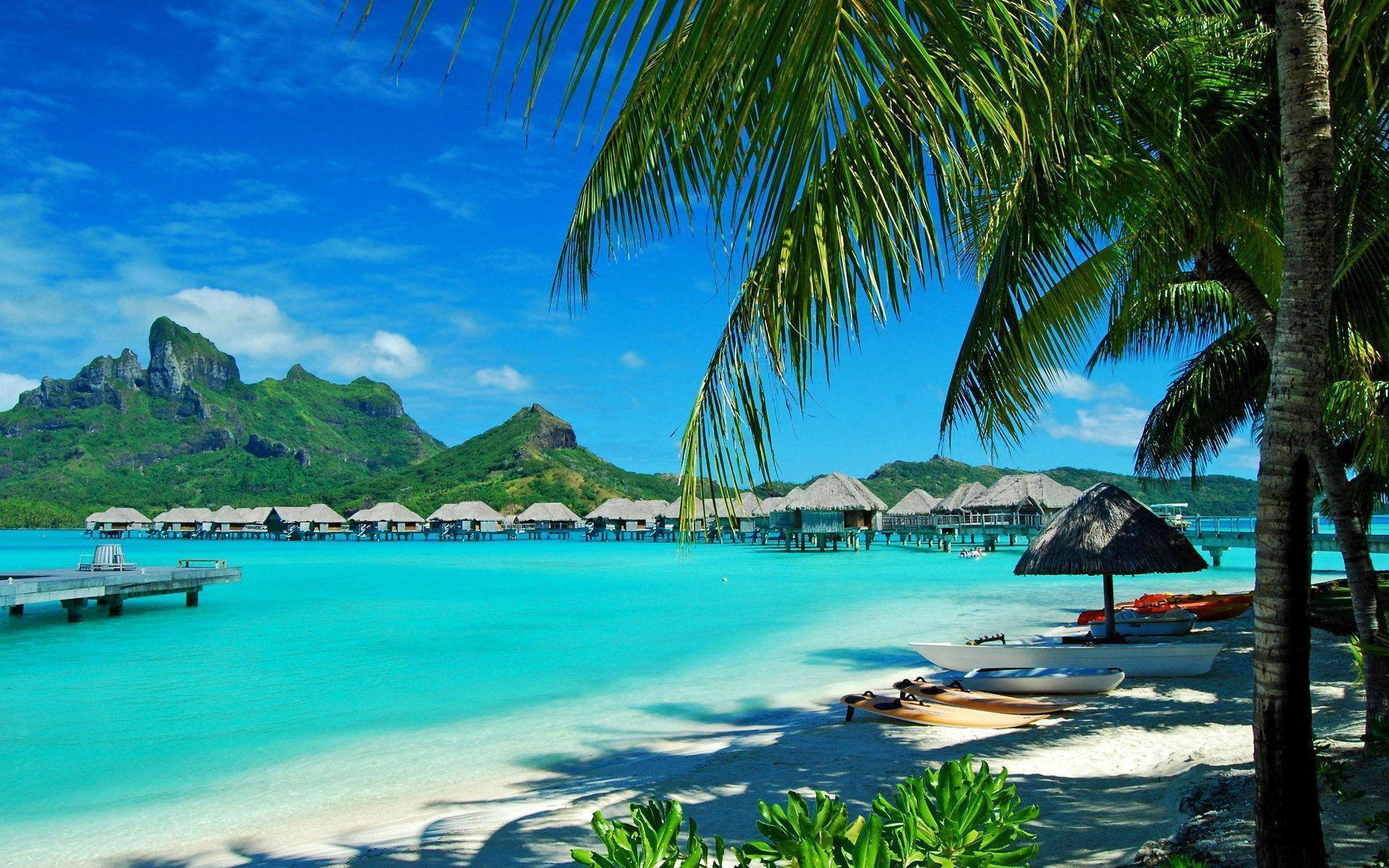 1920x1200 Bora Bora Background
