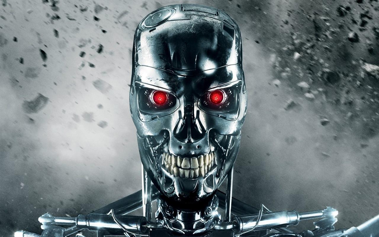 1280x800 Human Machine Hybrid Terminator Genisys 2015 Wallpaper