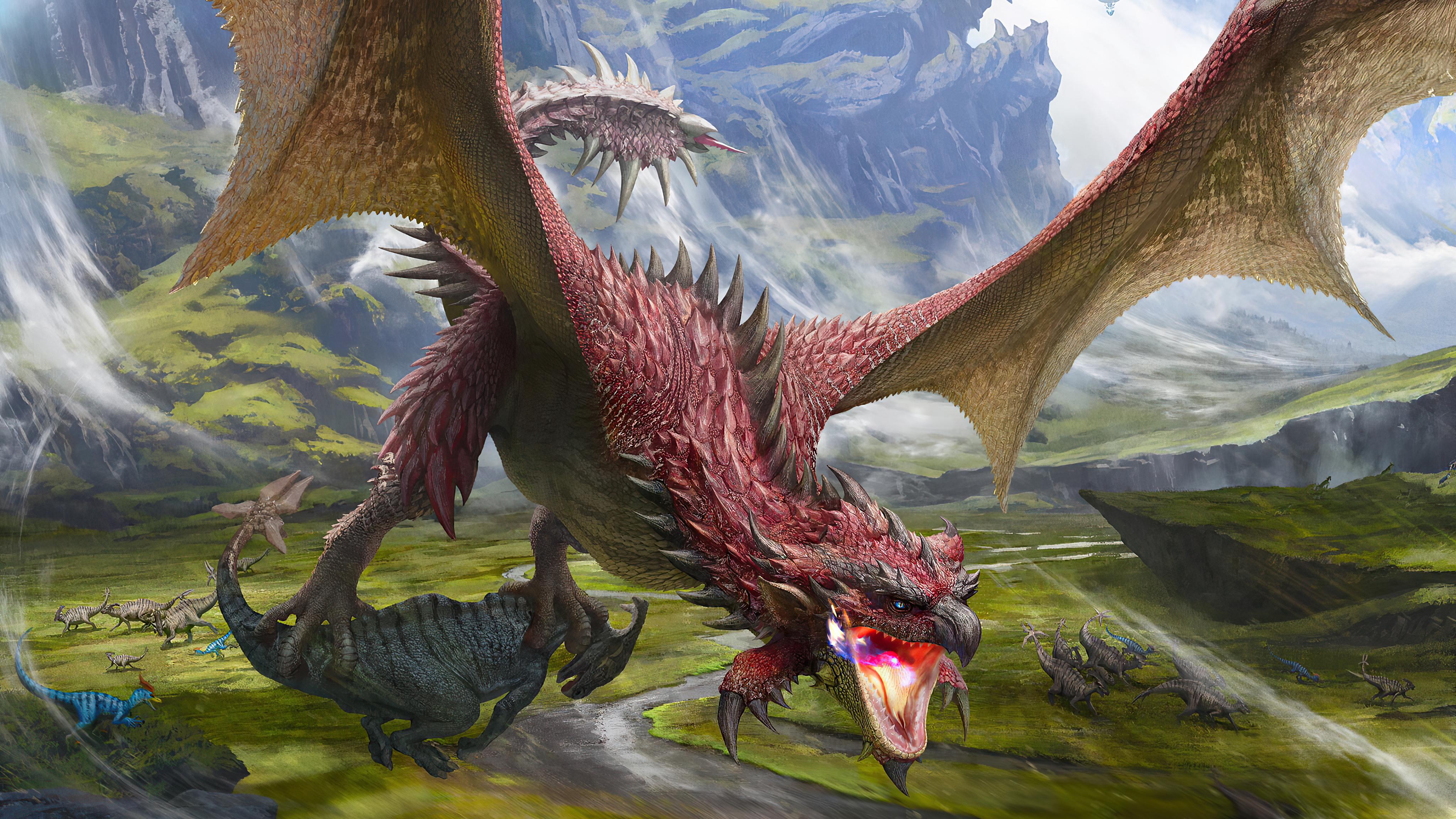 4096x2304 Dragon Streesful Year 4k, HD Artist, 4k Wallpaper, Image, Background, Photo and Picture