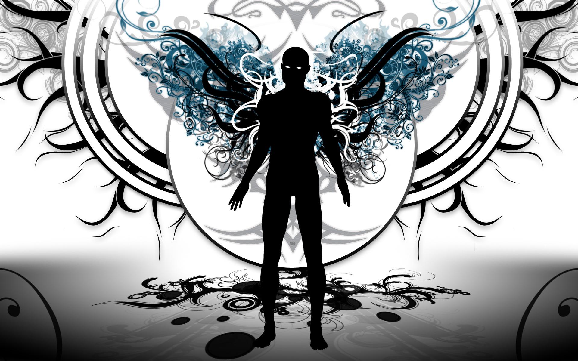 1920x1200 Back, abstract, human, wallpaper