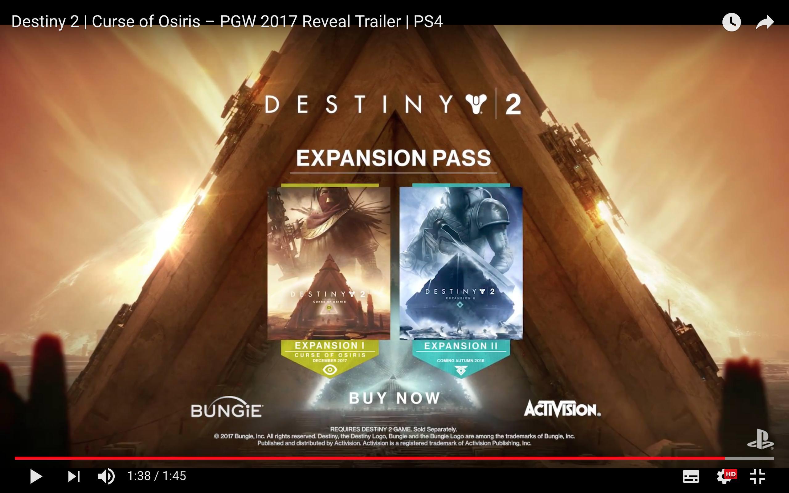2560x1600 Destiny 2 of Osiris Expansion Reveal (Dec 5)