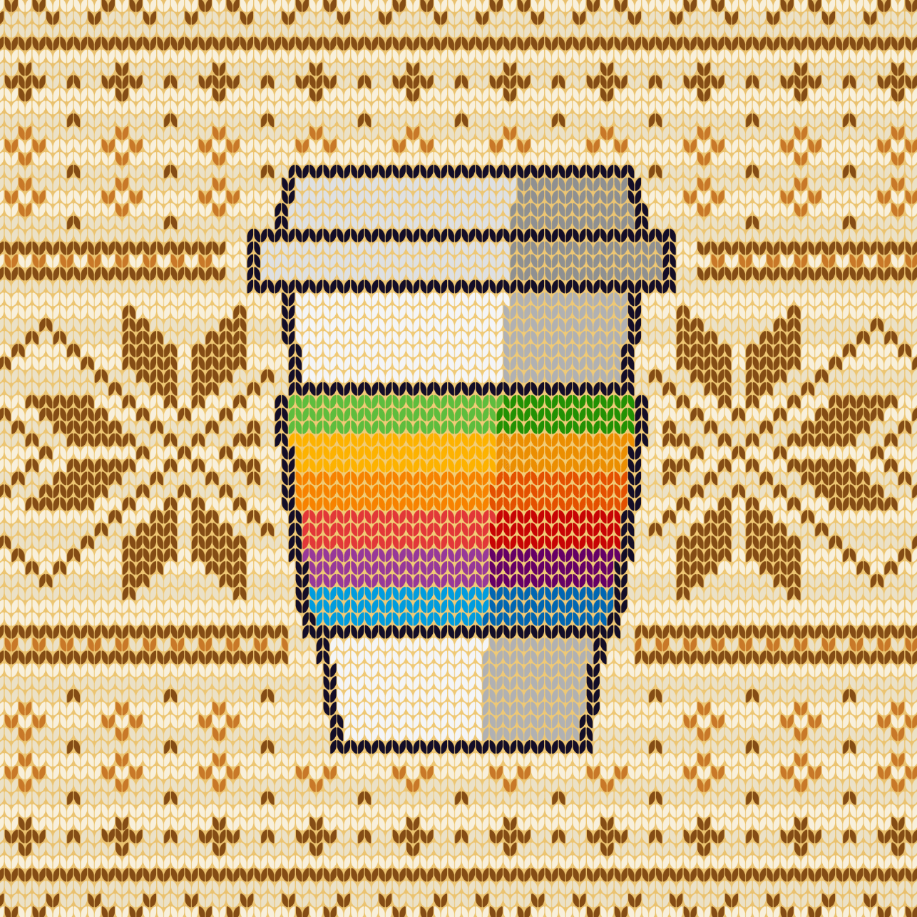 1286x1286 Basic Ugly Christmas Sweater Wallpaper
