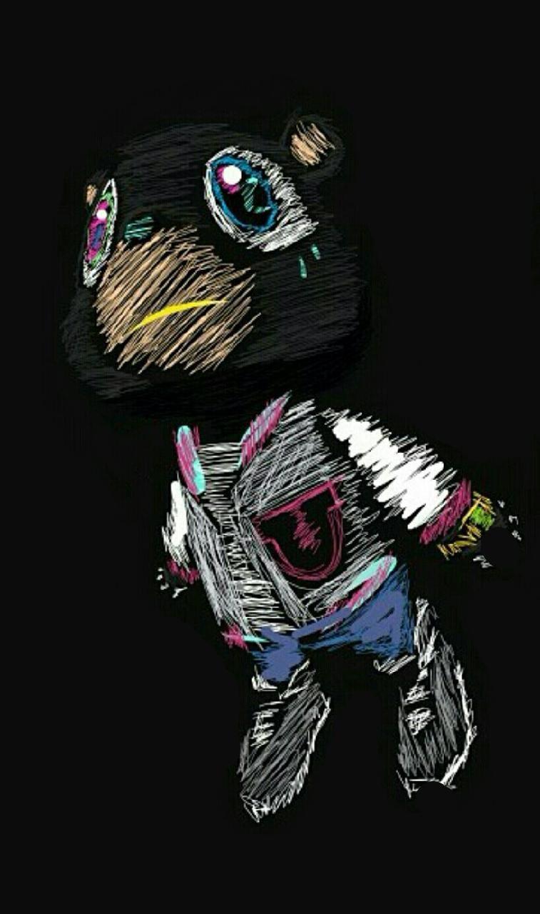 757x1280 Download Yeezy Wallpaper by Wo0gs now. Browse millions of popular bear Wallpaper and. Bear wallpaper, Kanye west wallpaper, Kanye west bear