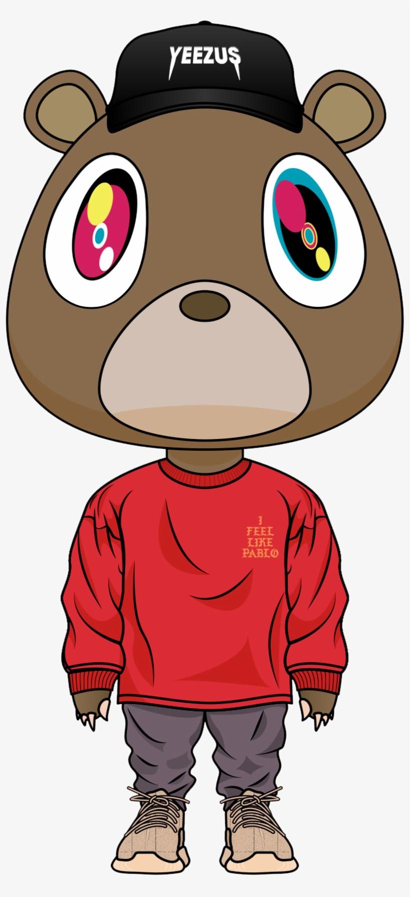 820x1792 Kanye Pablo Dropout Bear Kanye Png Yeezus Bear PNG Image. Transparent PNG Free Download on SeekPNG