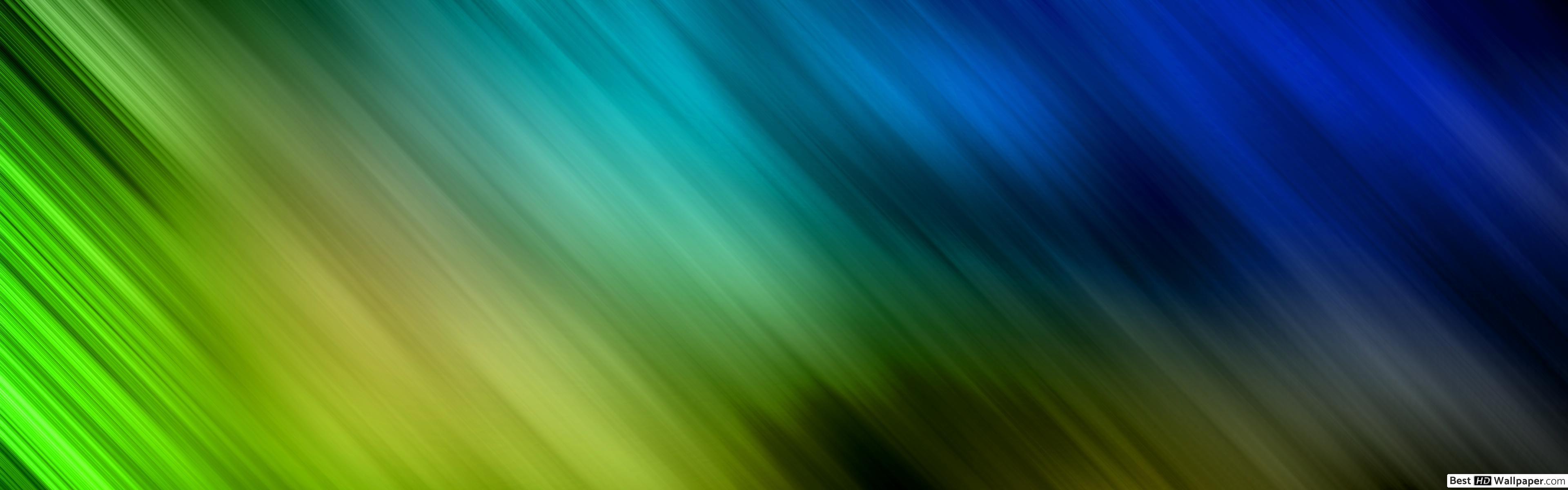 3840x1200 Shade of Blue and Green HD wallpaper download