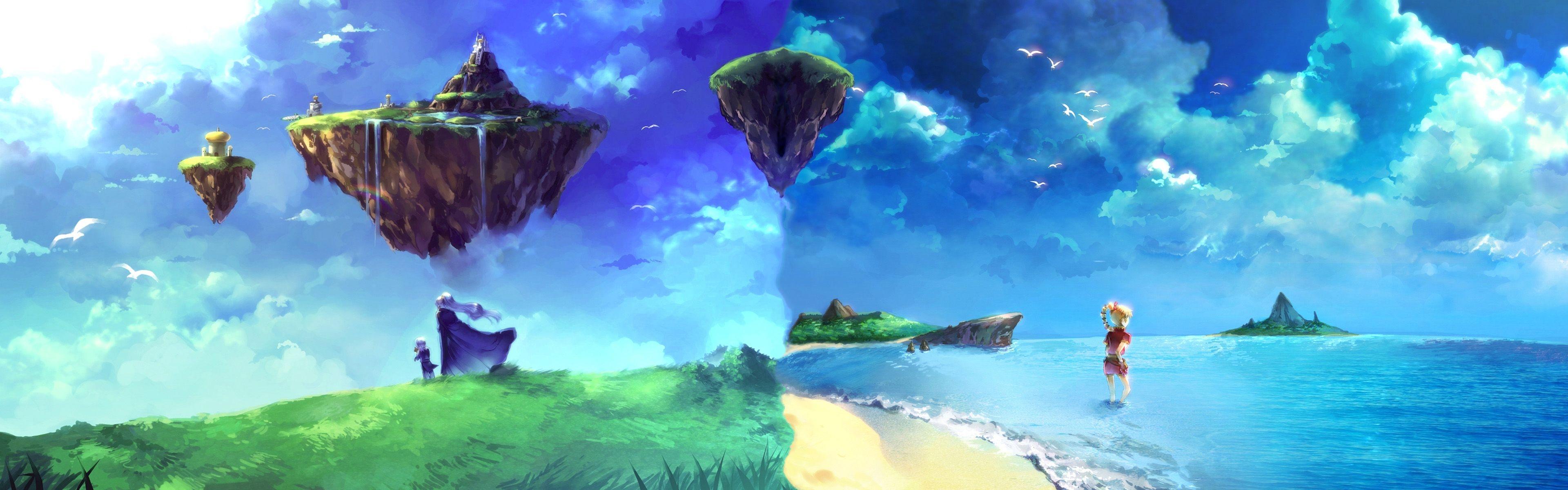3840x1200 landscapes fantasy art dreams artwork 3840x1200 wallpaper