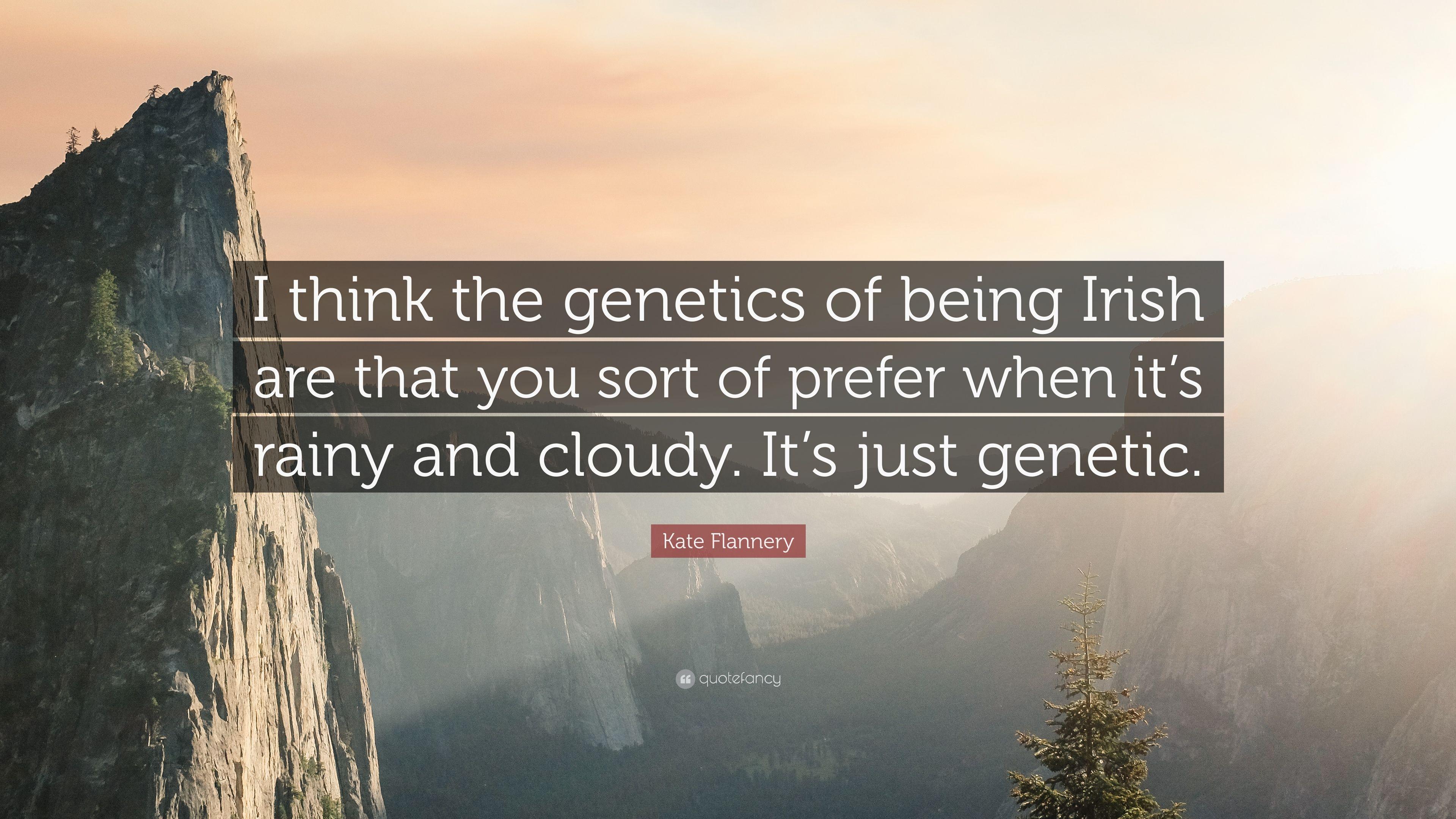 3840x2160 Kate Flannery Quote: “I think the genetics of being Irish are that