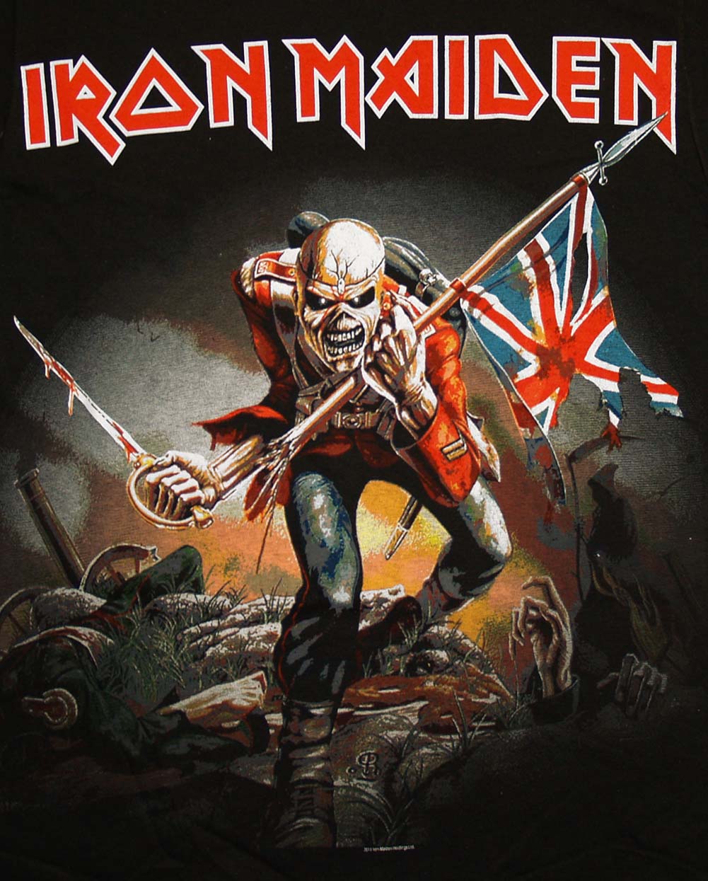 1001x1245 Iron Maiden The Trooper Wallpaper On Markinternational Maiden Eddie Tshirt