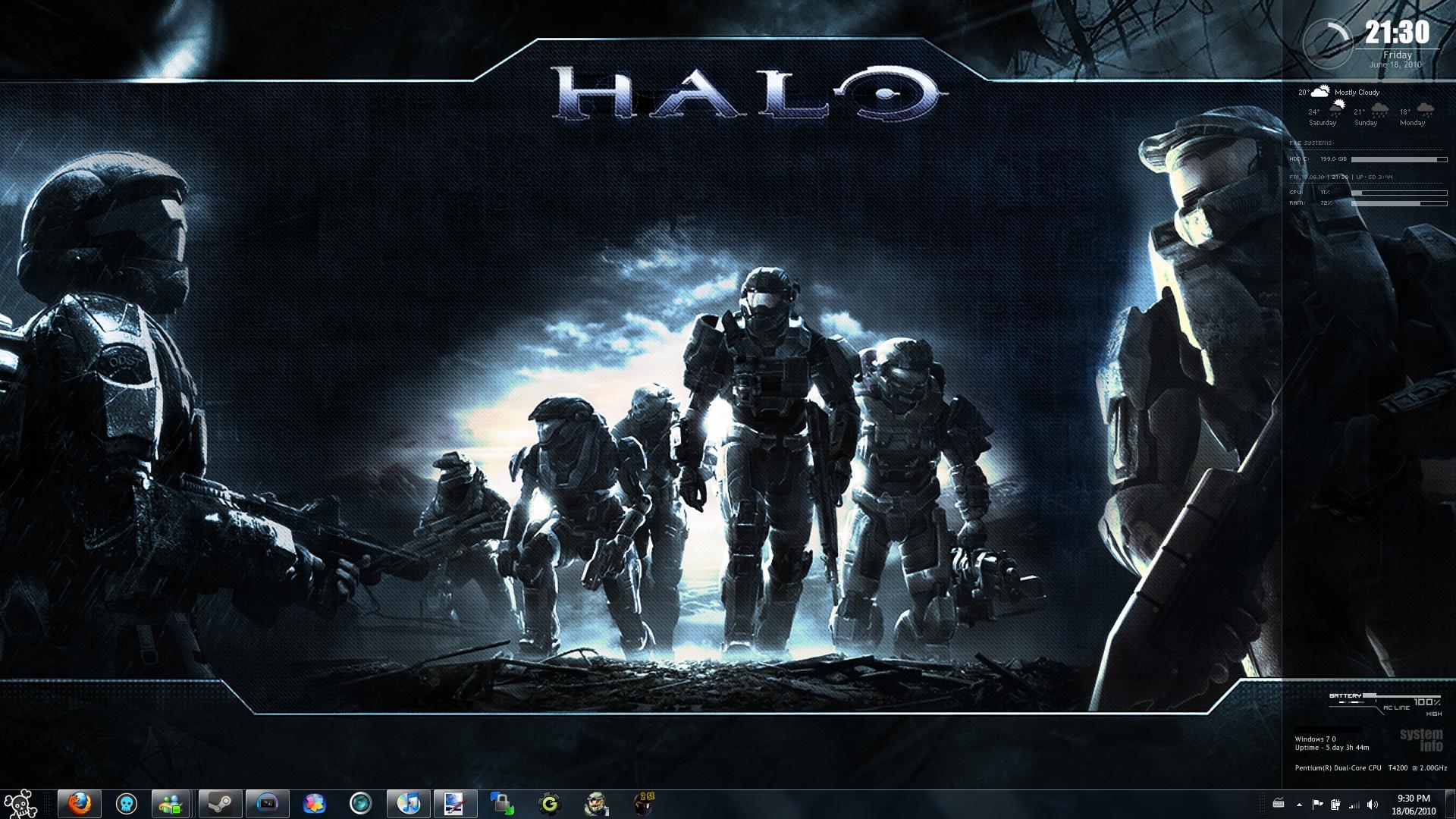1920x1080 Awesome Halo Wallpaper