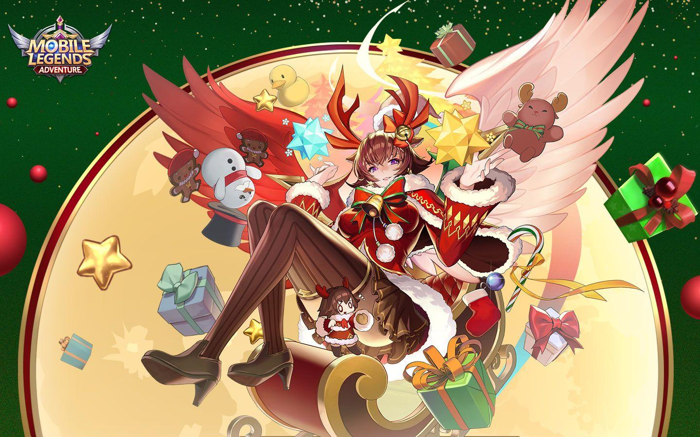 1440x900 MLA Christmas Wallpaper Lunox B 1440x900. Seni anime, Kartun, Seni