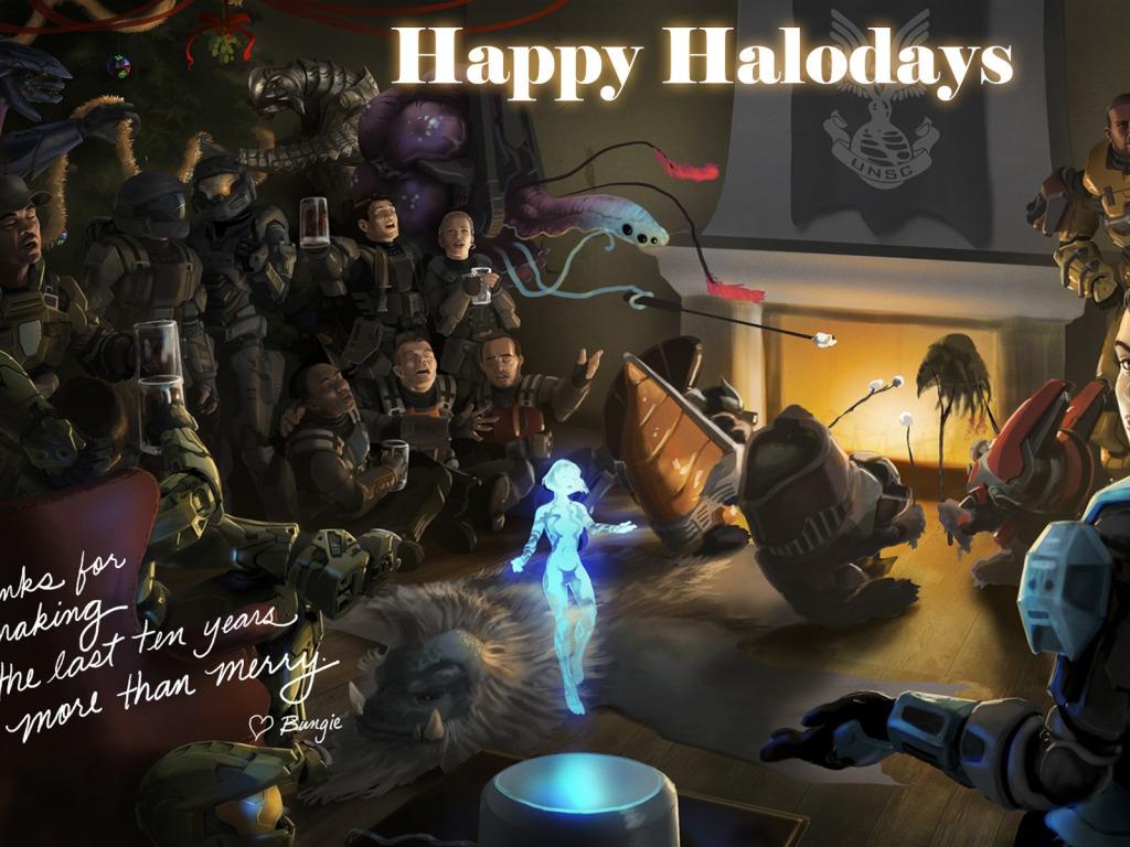 1024x768 Halo Wallpaper