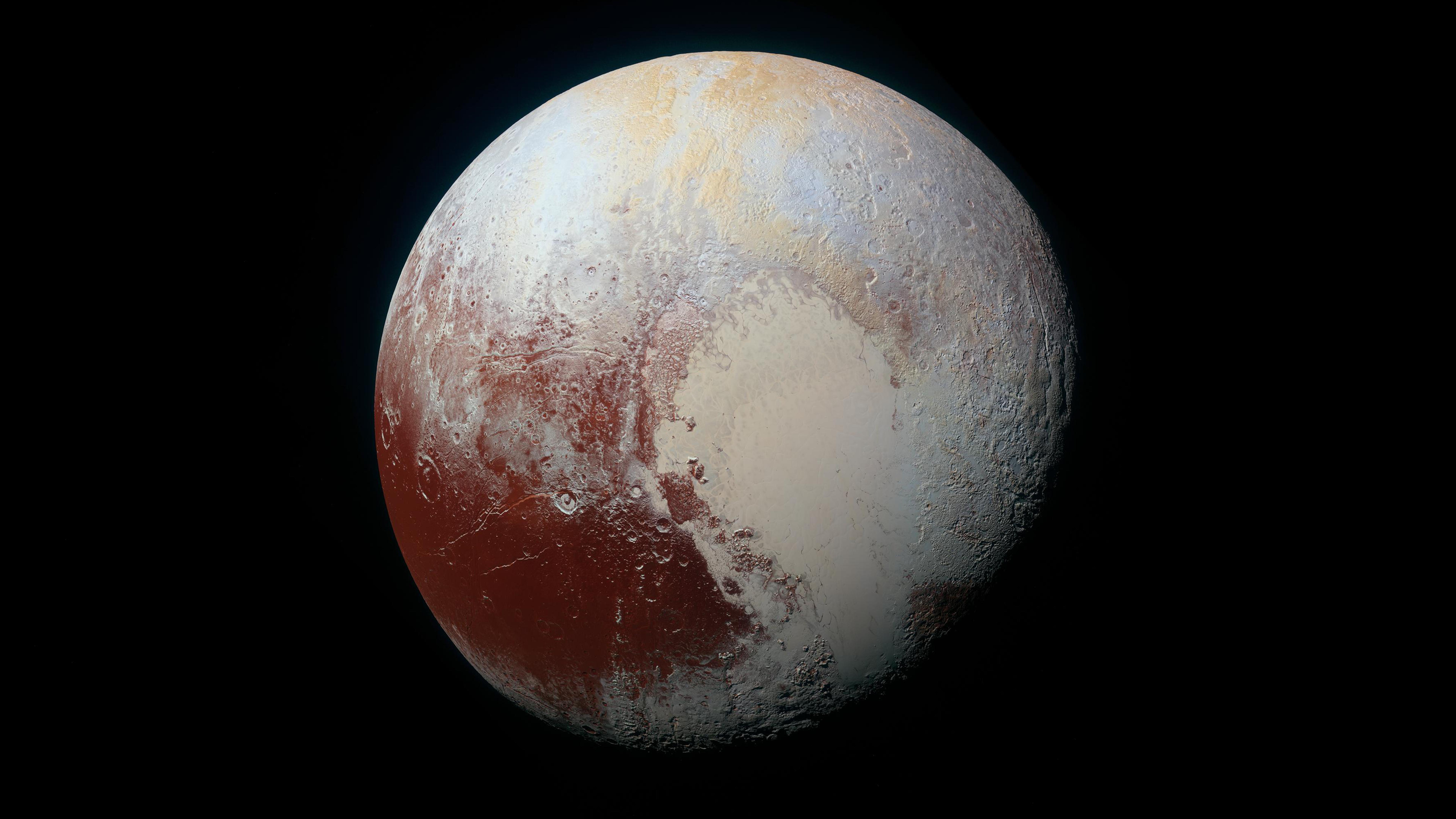 7680x4320 8k NASA picture of Pluto