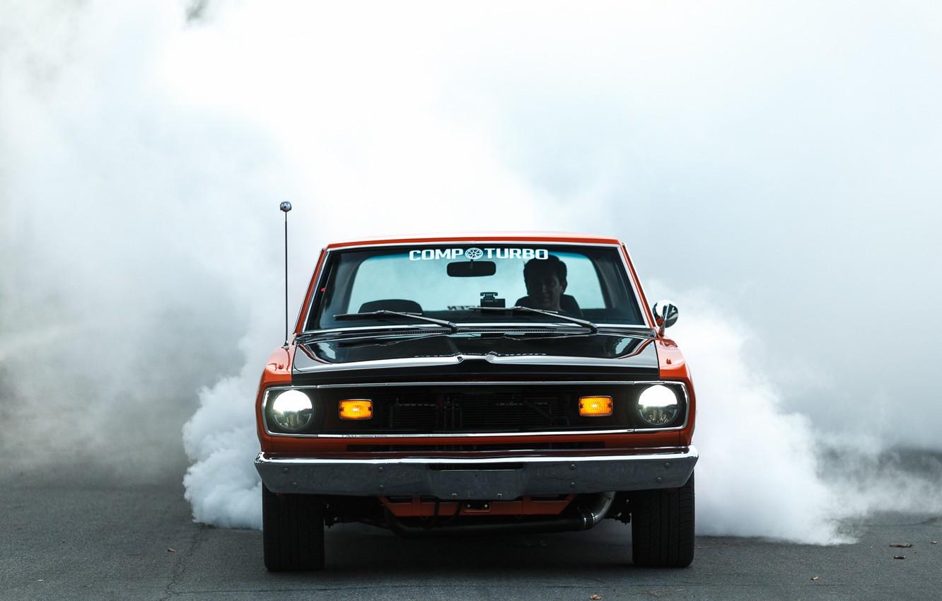 1332x850 Wallpaper Burnout, Dodge, Orange, Dart image for desktop, section porsche