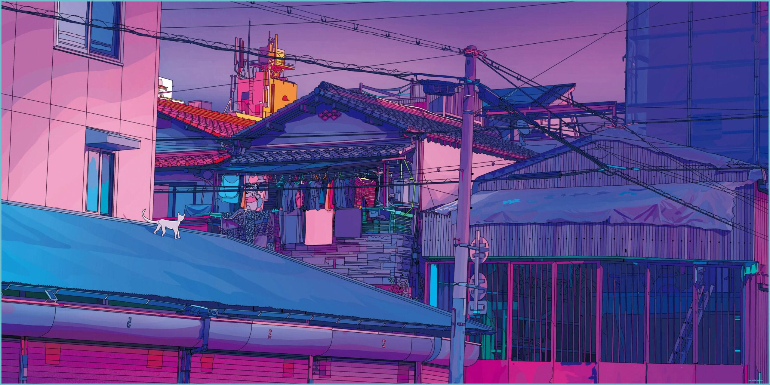 2560x1280 Tokyo Japan Aesthetic Desktop Wallpaper Aesthetic Wallpaper