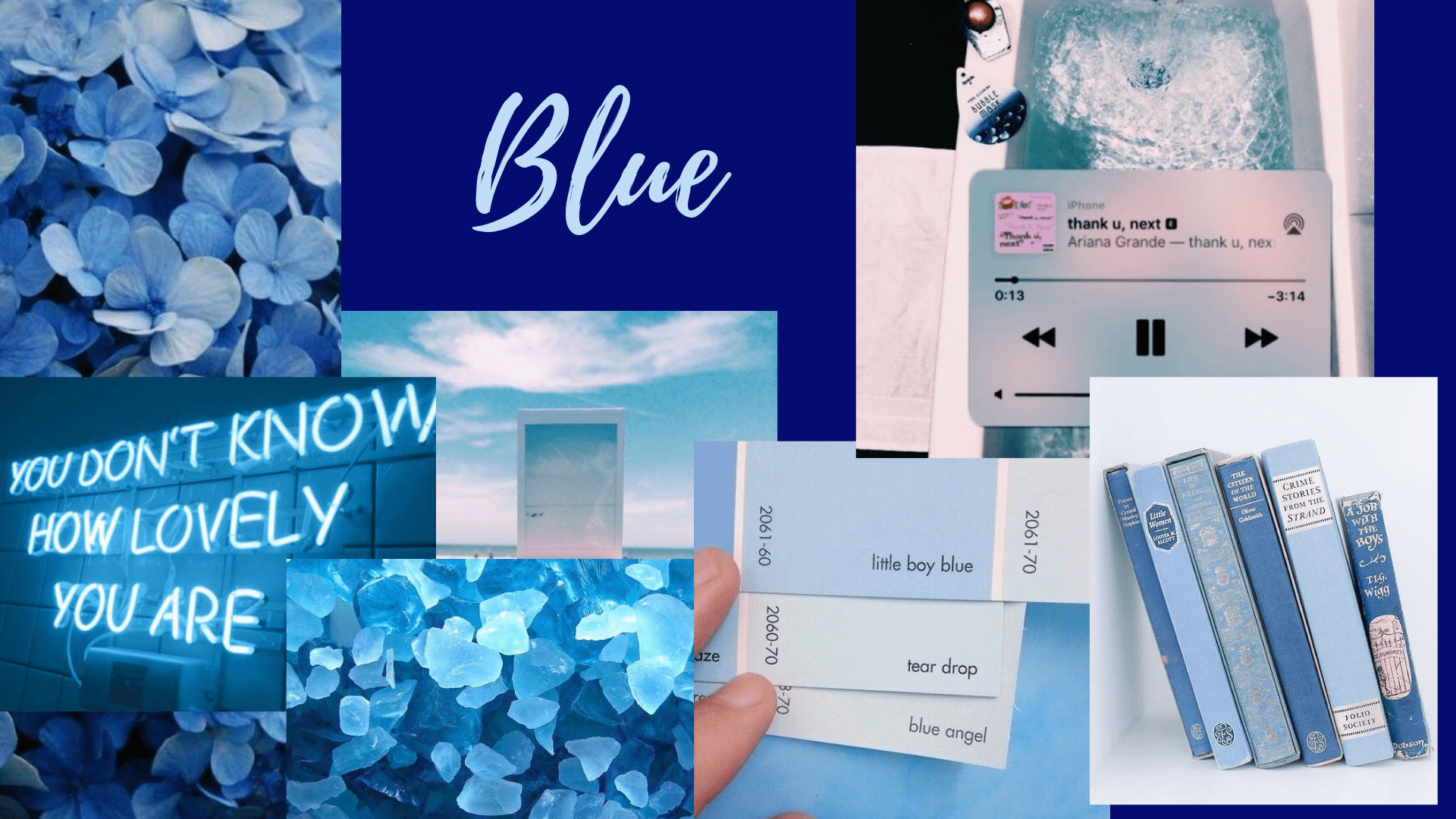 1920x1080 blue aesthetic desktop wallpaper background for MacBook / windows. Free wallpaper desktop, Wallpaper pc, Aesthetic desktop wallpaper