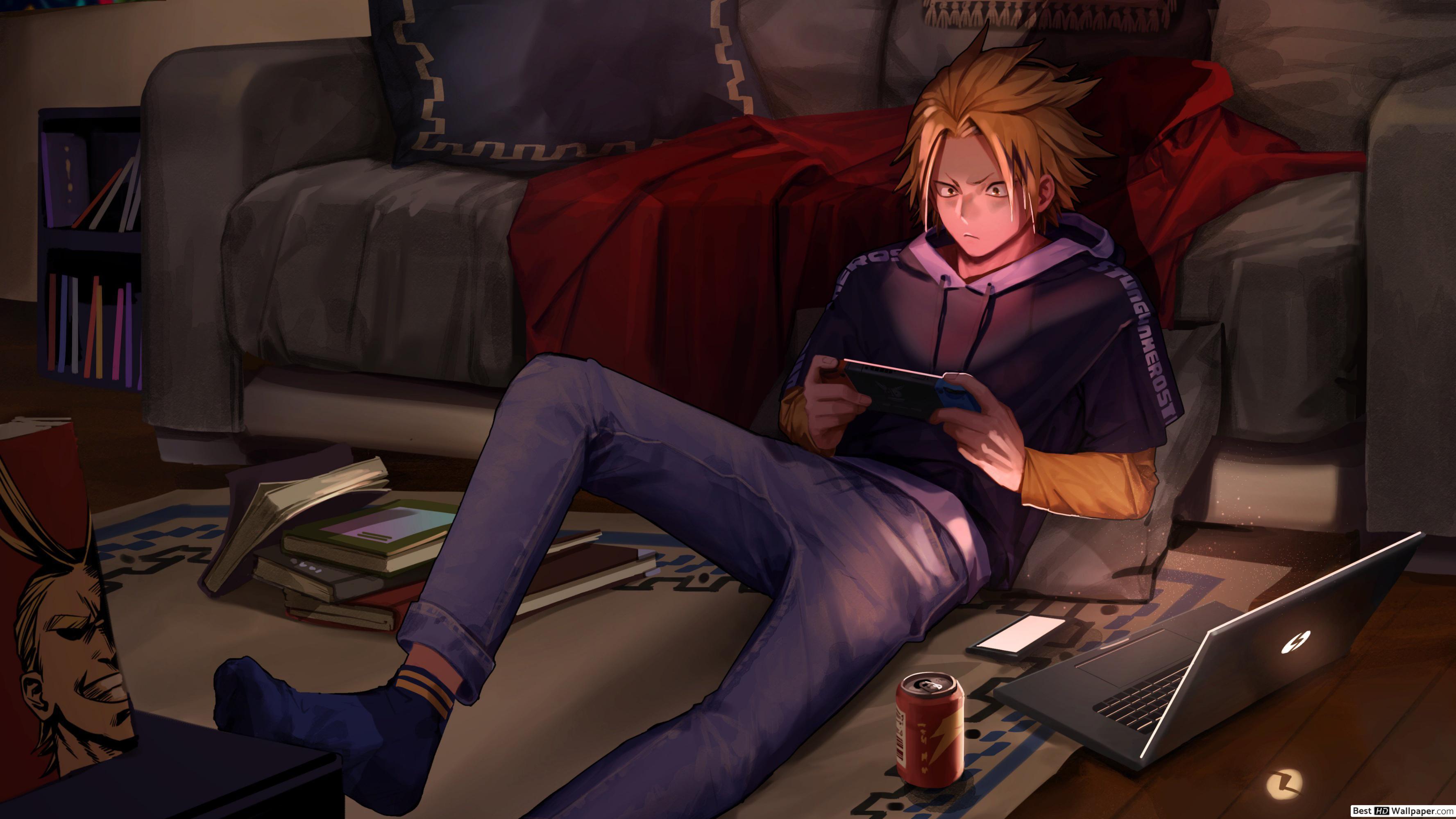 3554x1999 Denki Kaminari Inside Home HD wallpaper download