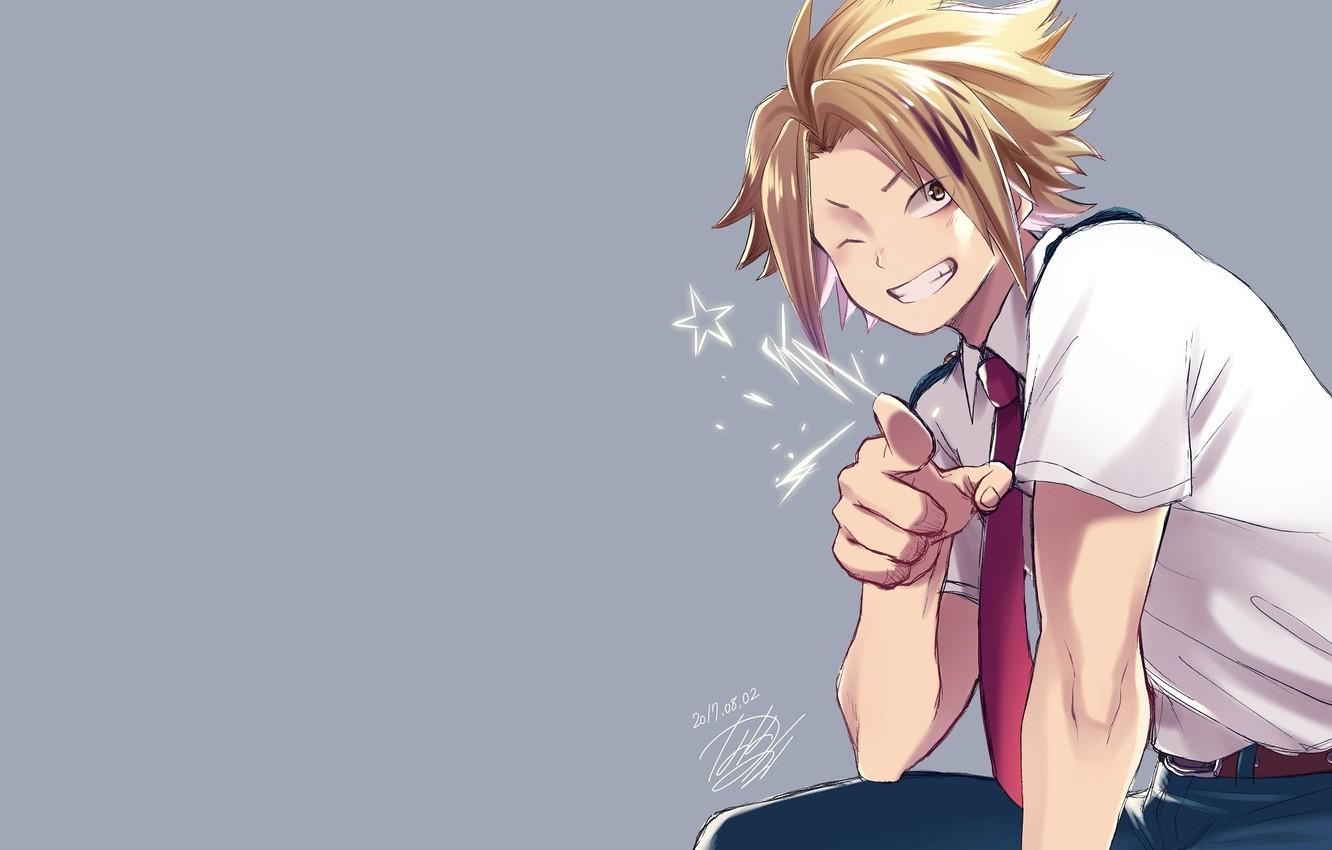 1332x850 BNHA Kaminari Desktop Wallpaper