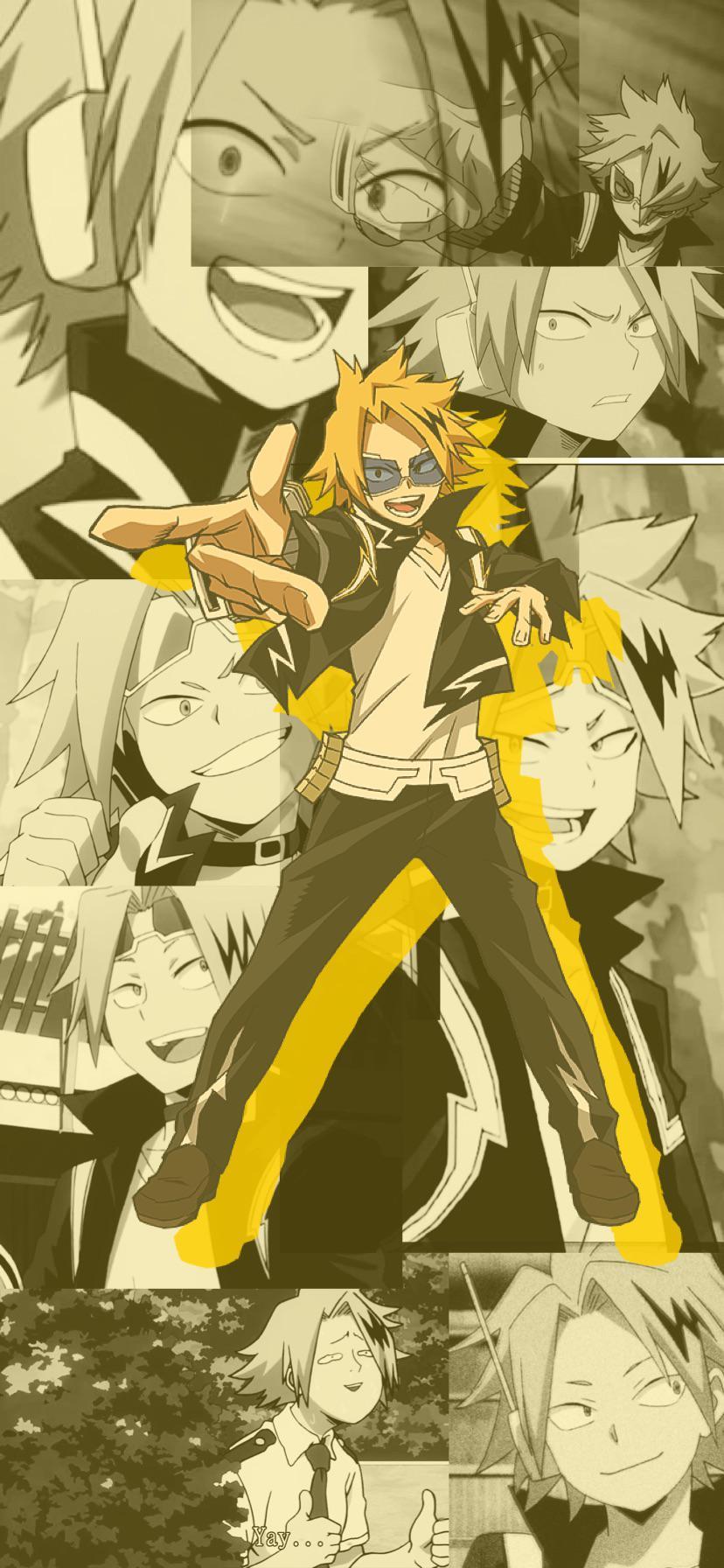 828x1792 Denki And Deku Wallpaper