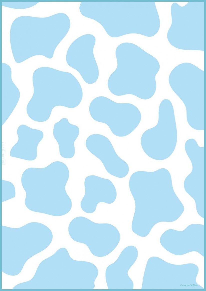 blue cow print  Cow wallpaper Cow print wallpaper Blue cow