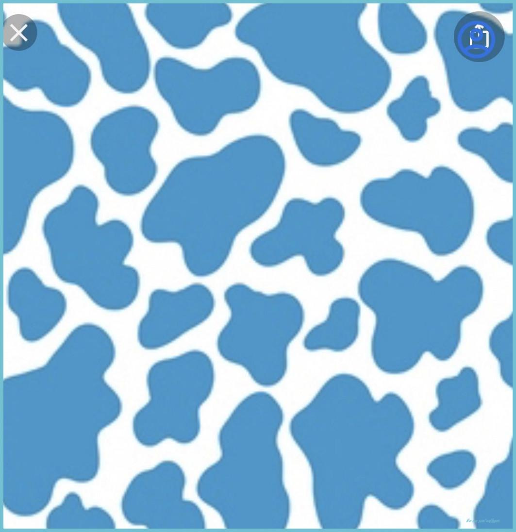Buy Pastel Baby Blue Cow Print Seamless Repeat Digital Pattern Online in  India  Etsy