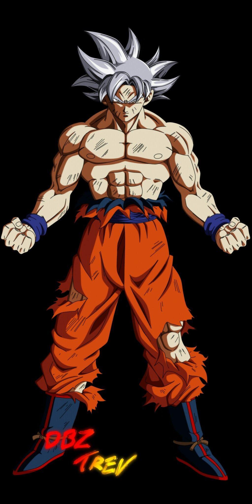 1024x2048 Goku Mastered Ultra Instinct. Dragon Ball GT Z Super