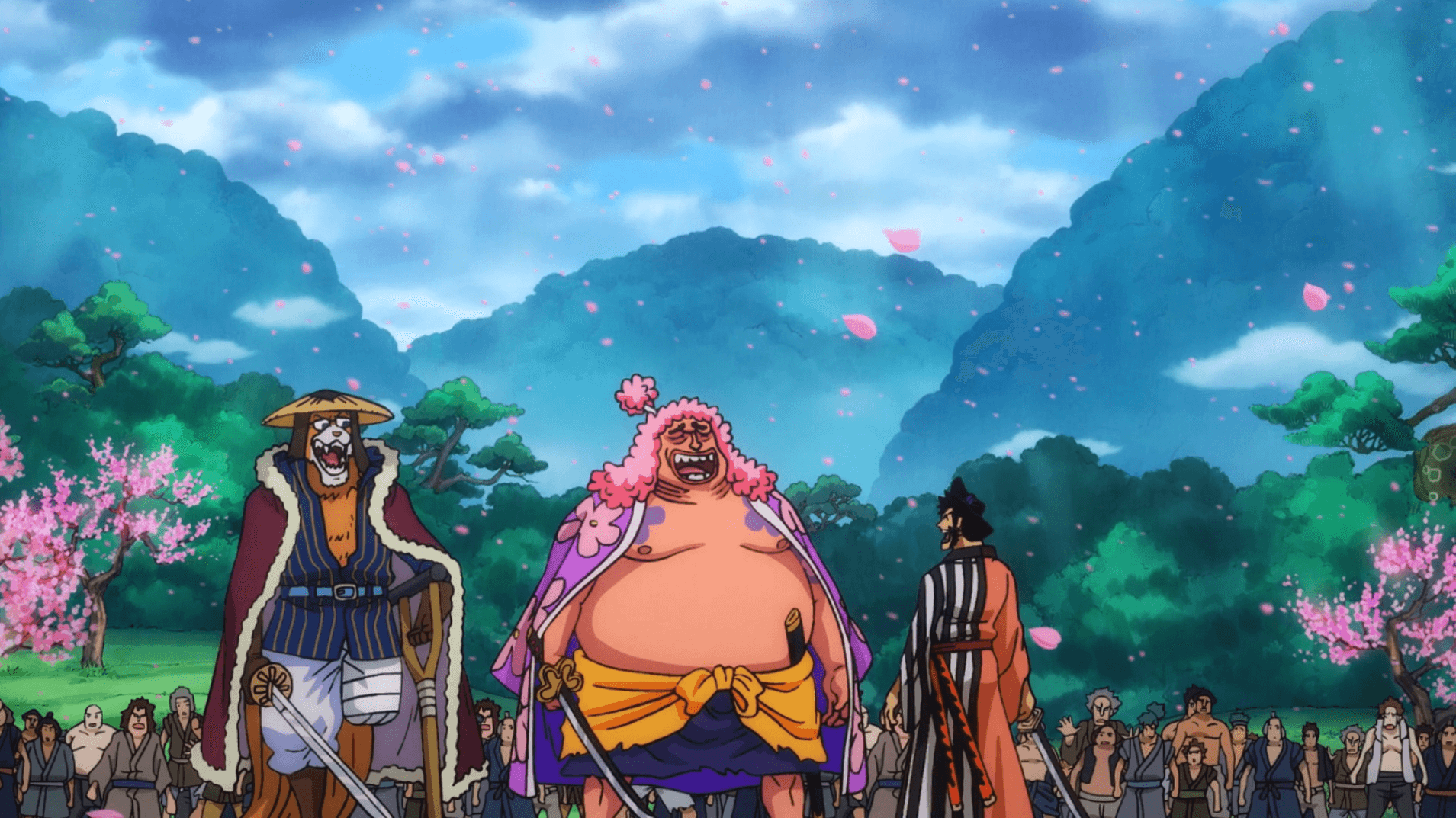 1909x1073 One Piece Wano Wallpaper 4K Episode 950 piece wallpaper 4k