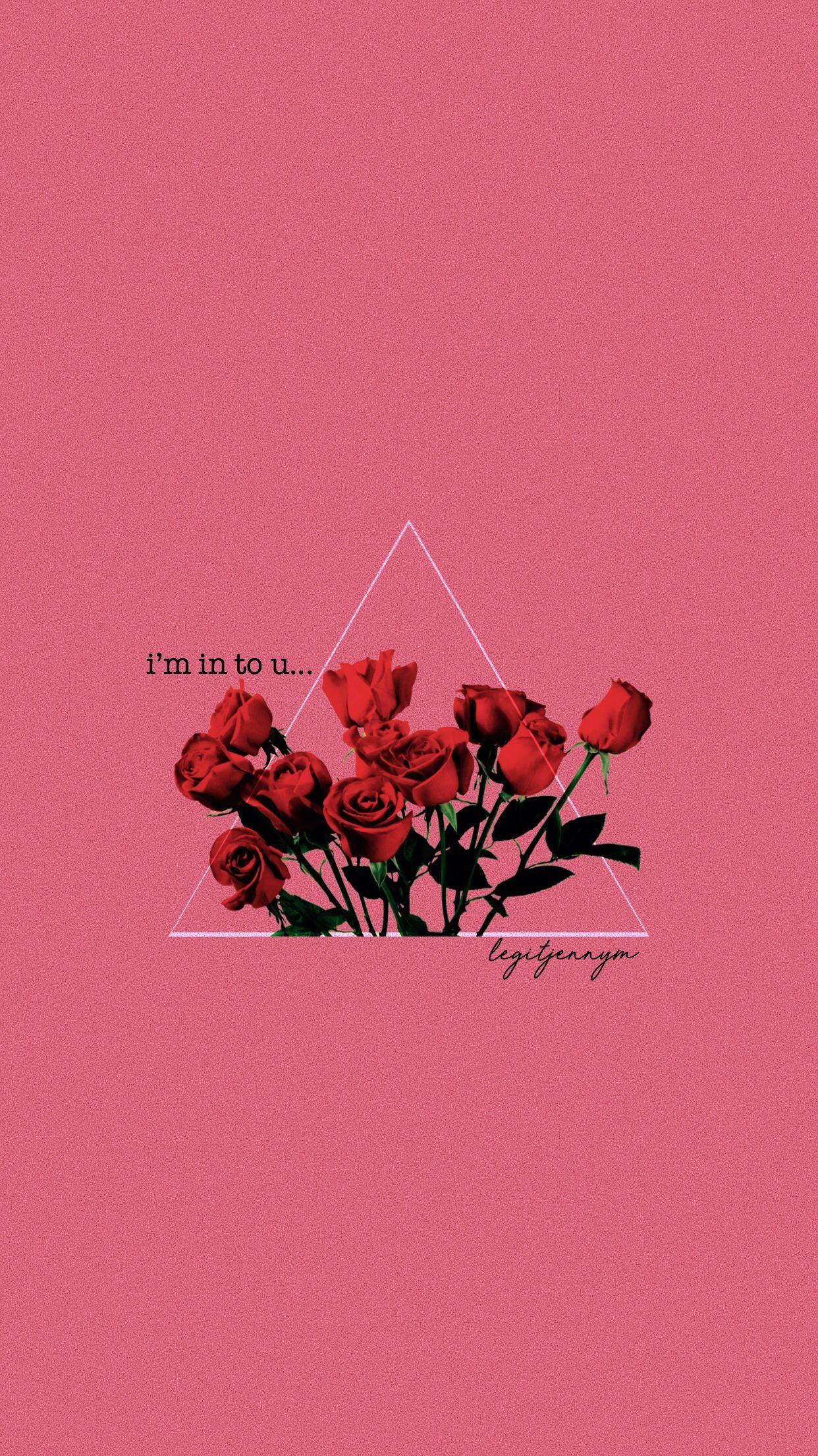 1242x2208 Red Roses Aesthetic Wallpaper