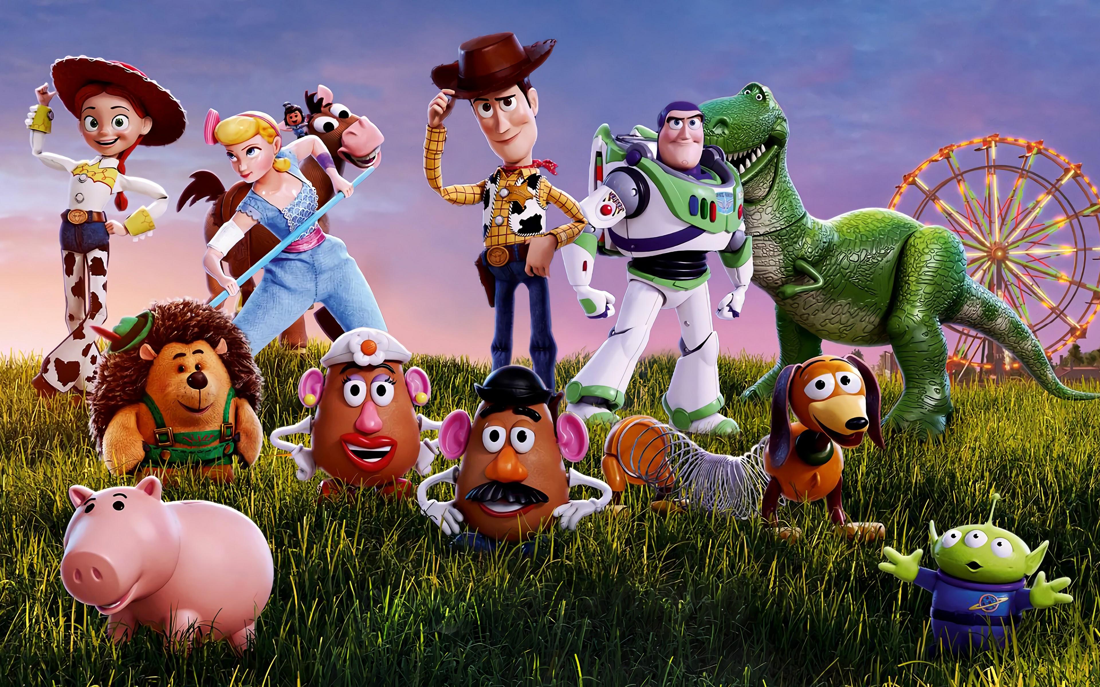 3840x2400 Toy Story 4 Characters 4K Wallpaper