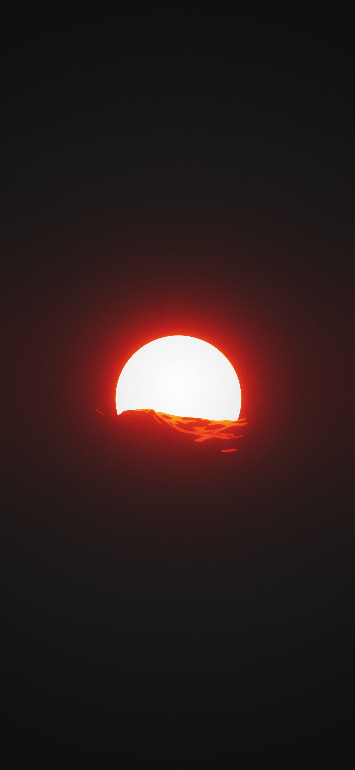 1242x2688 Fantasy cloud iPhone wallpaper from sunset to moonrise