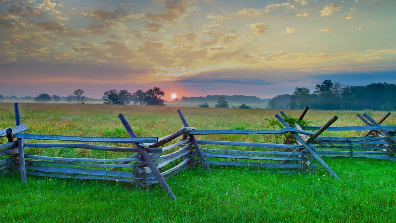 1366x768 Gettysburg Wallpaper